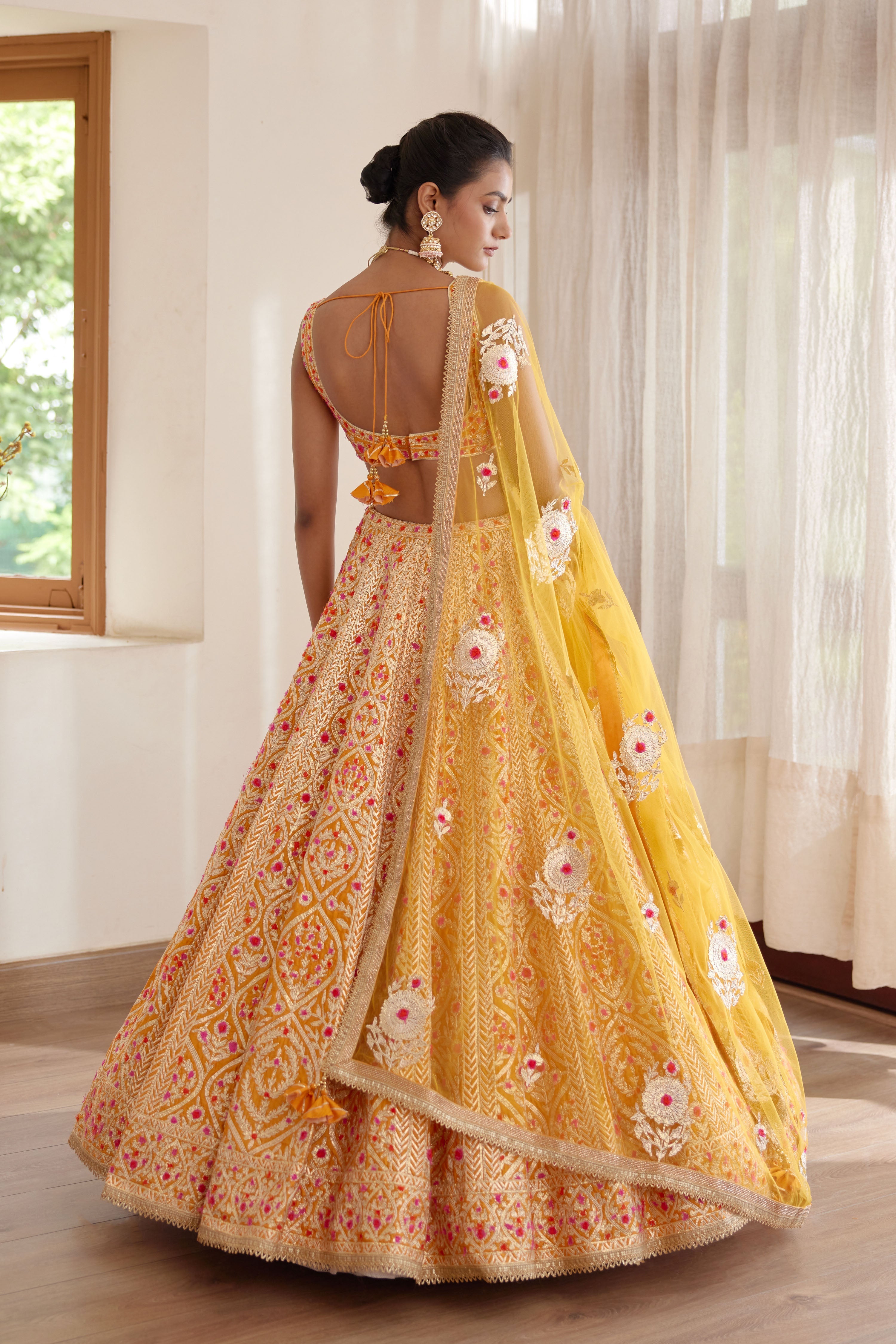 Turmeric Yellow Lehenga Set