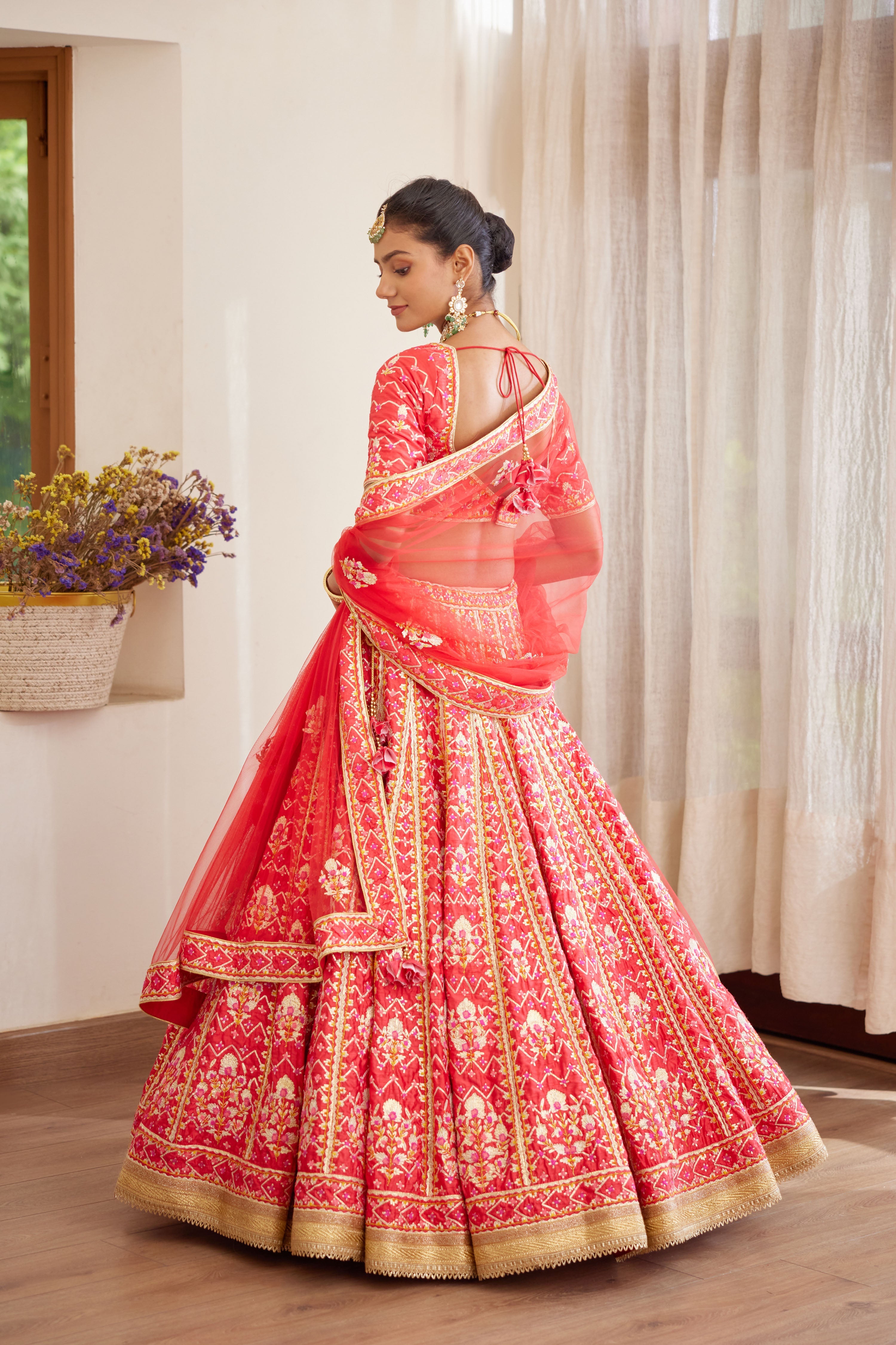Red Lehenga Set