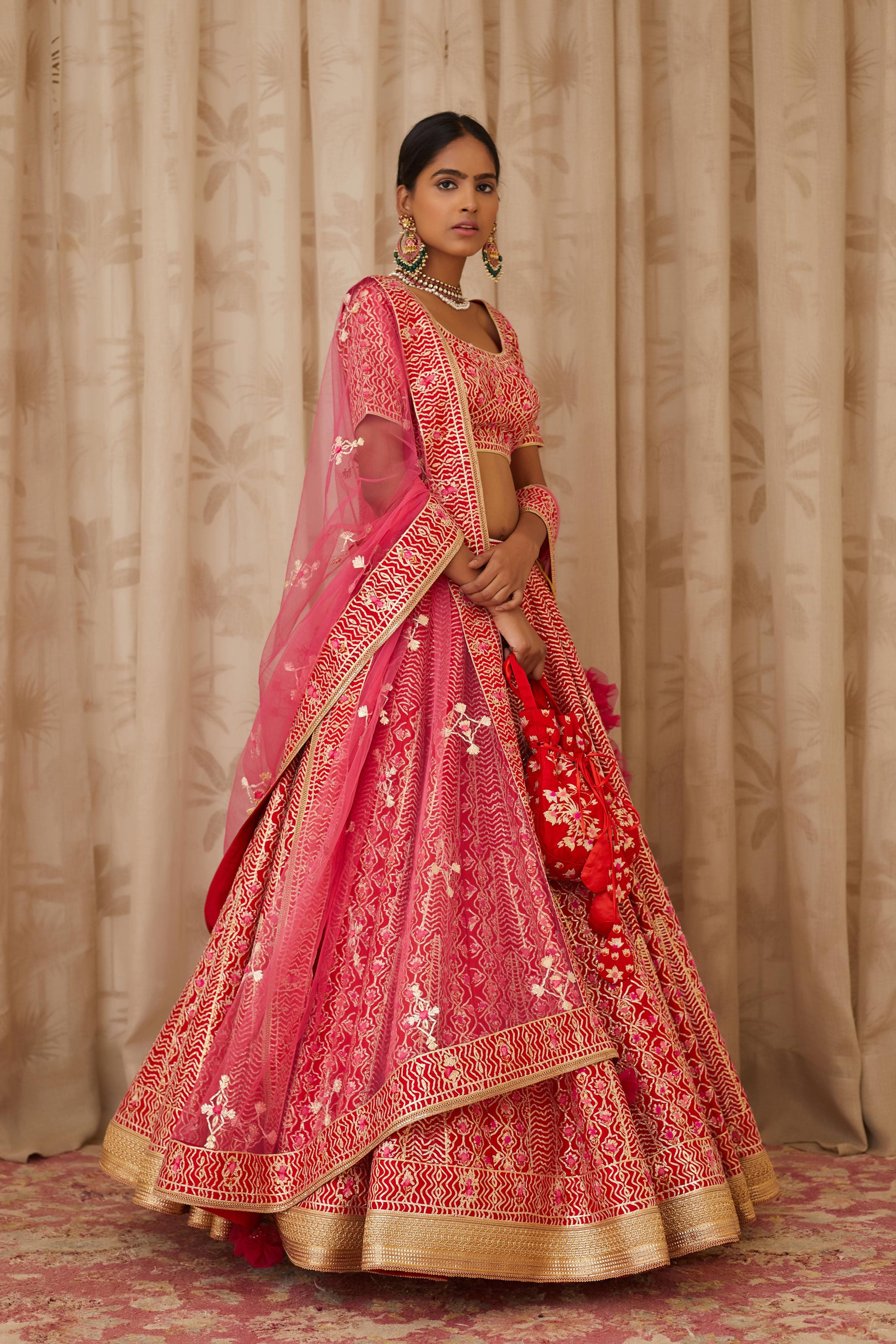 Red Lehenga Set