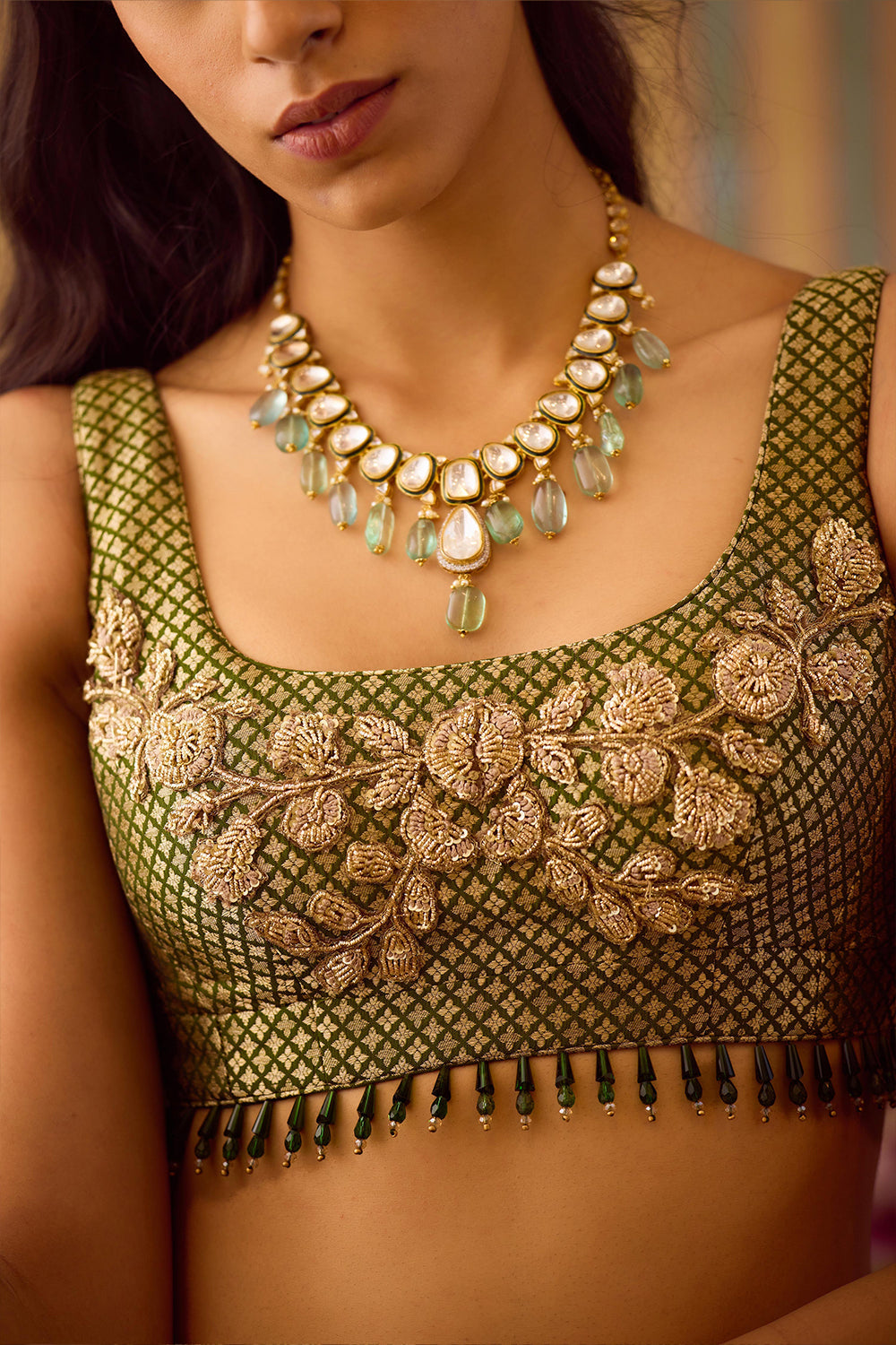 Garden Green Lehenga Set