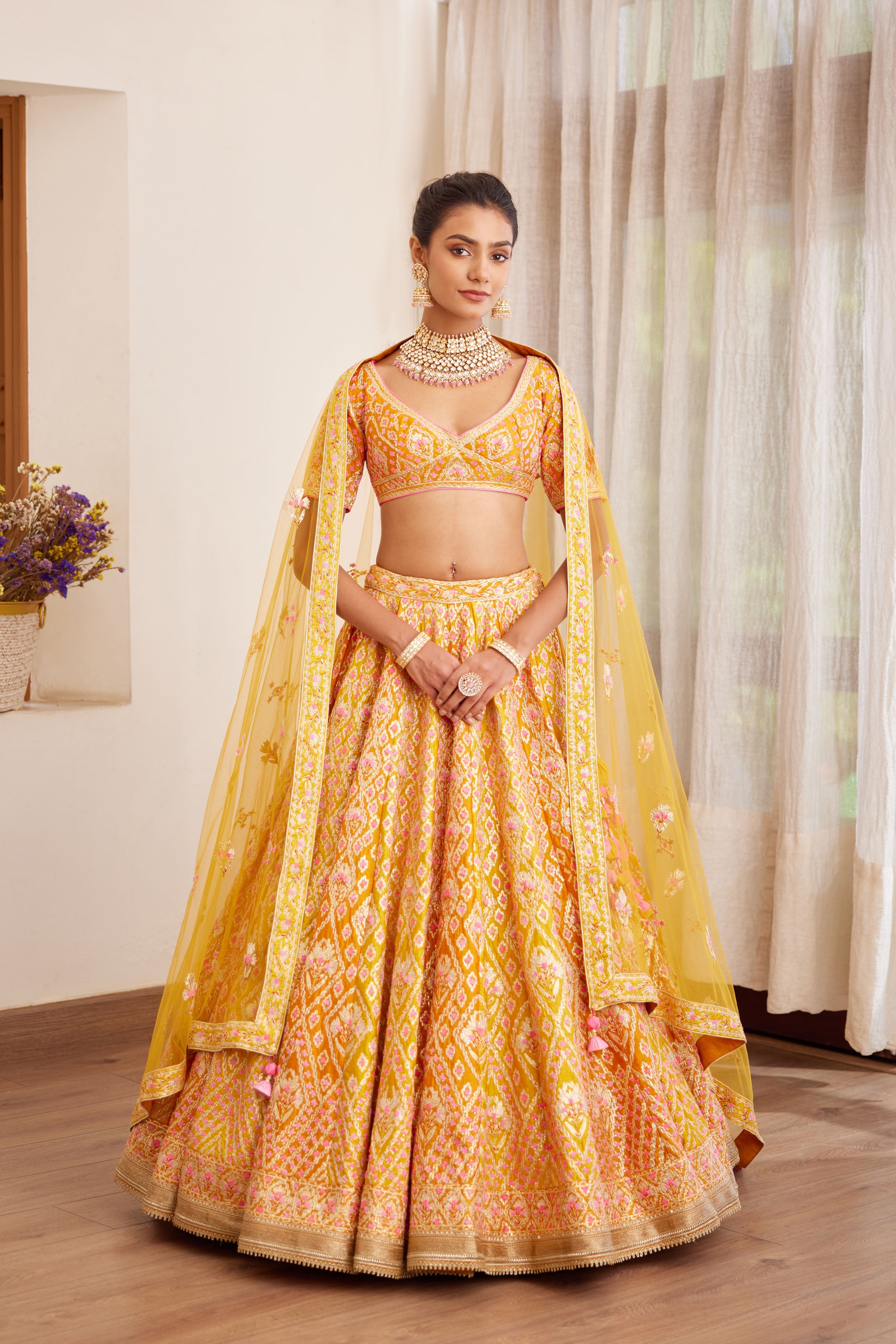 Yellow Lehenga Set