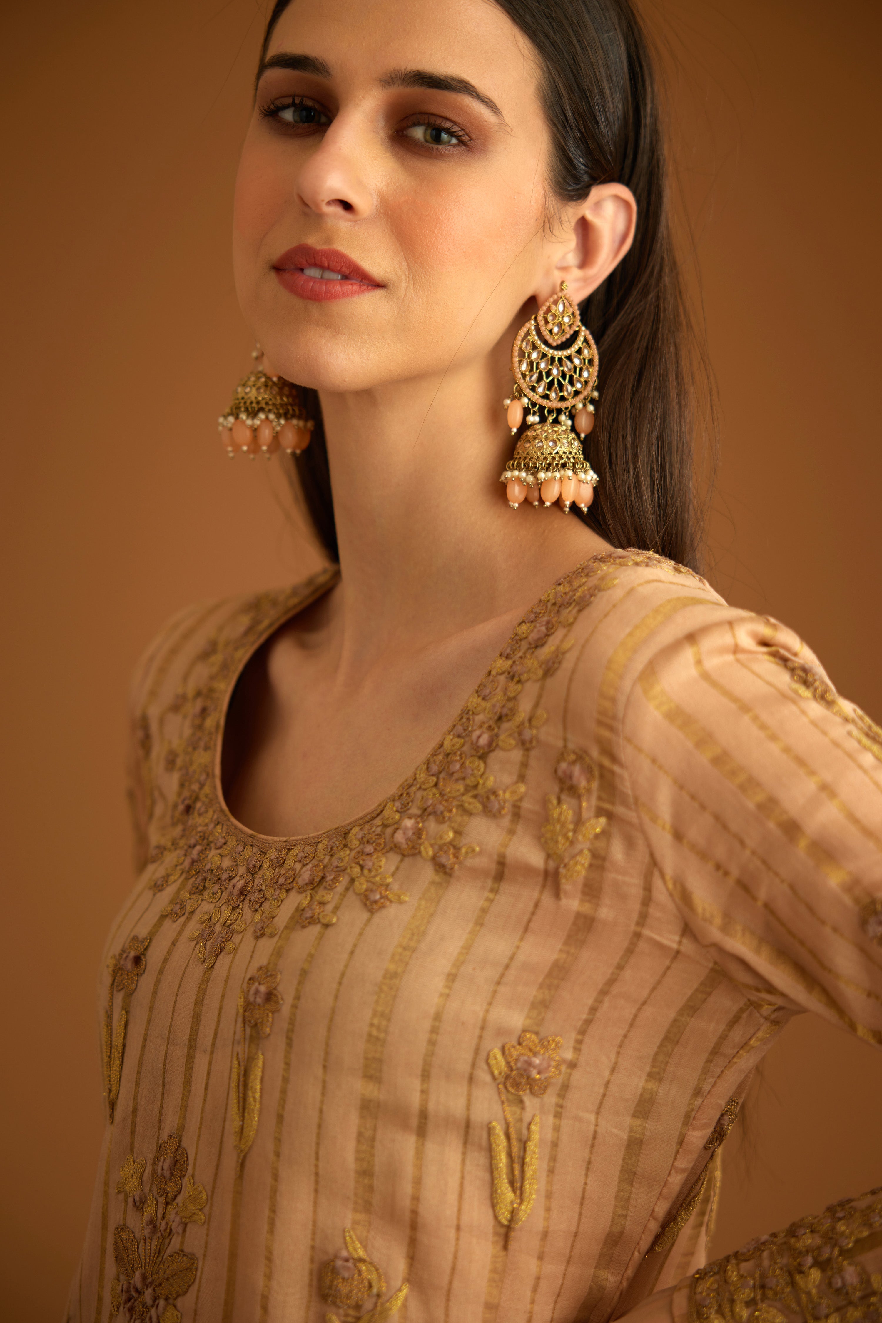 Old Rose Pink Kurta Set