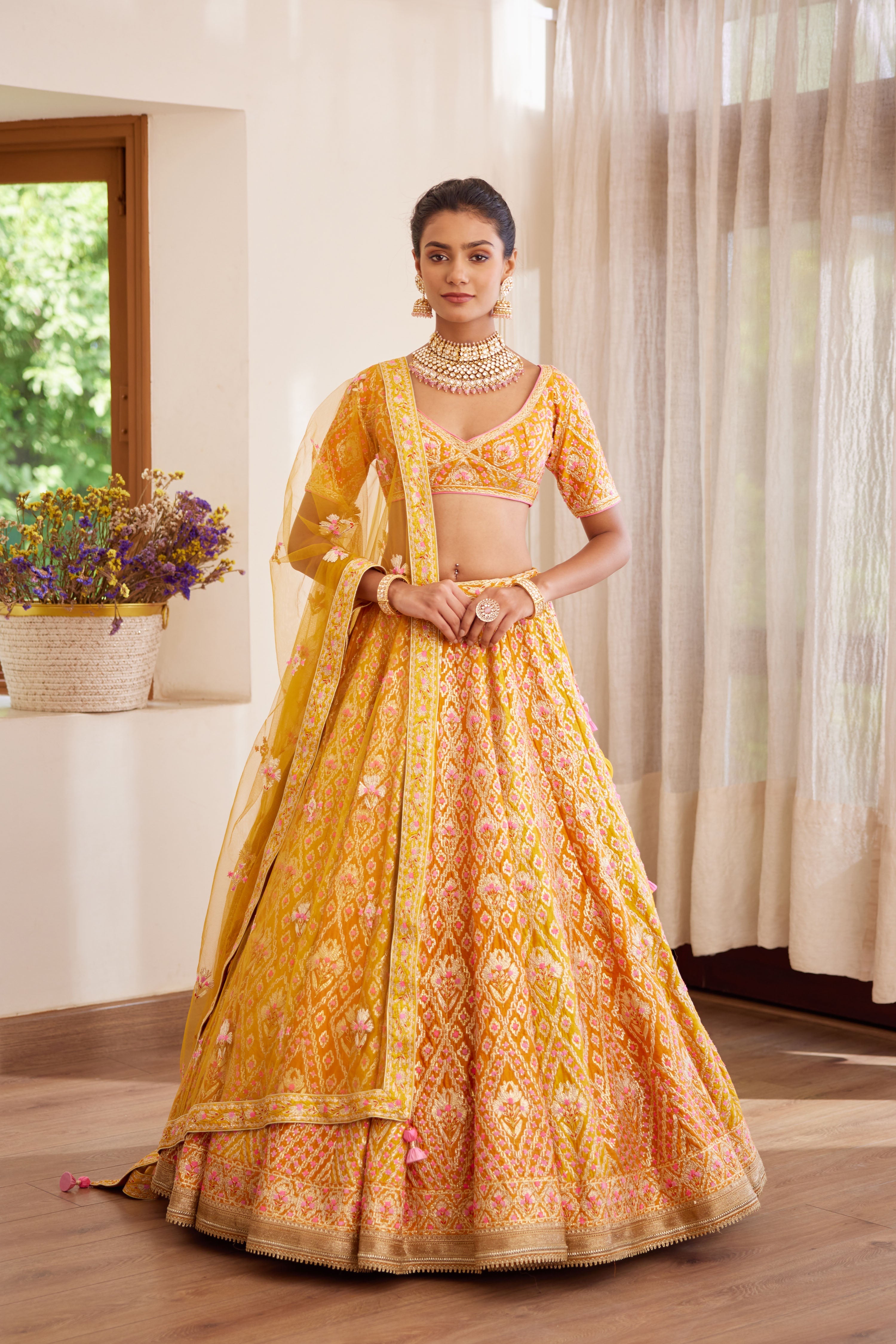 Yellow Lehenga Set