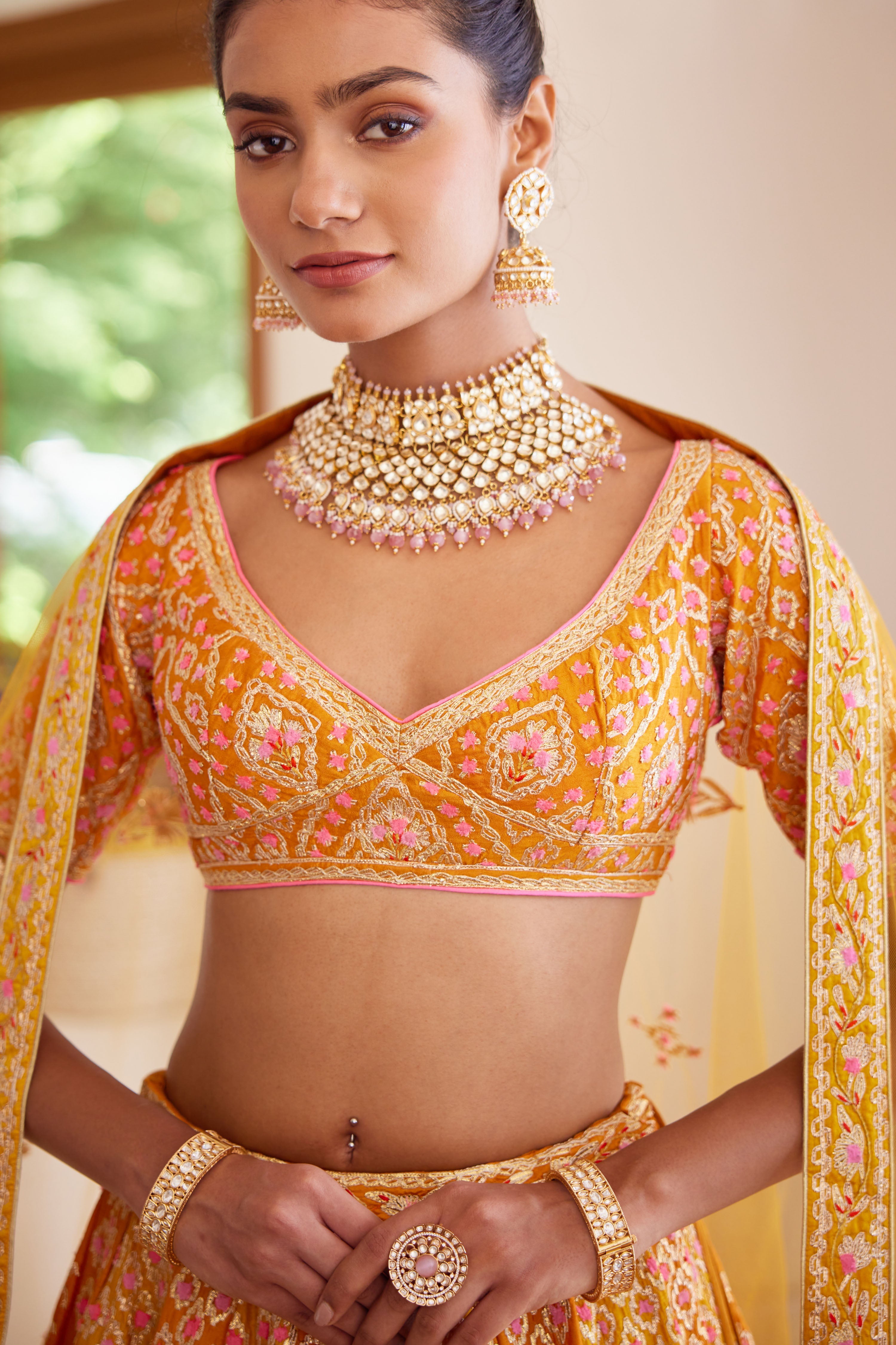 Yellow Lehenga Set