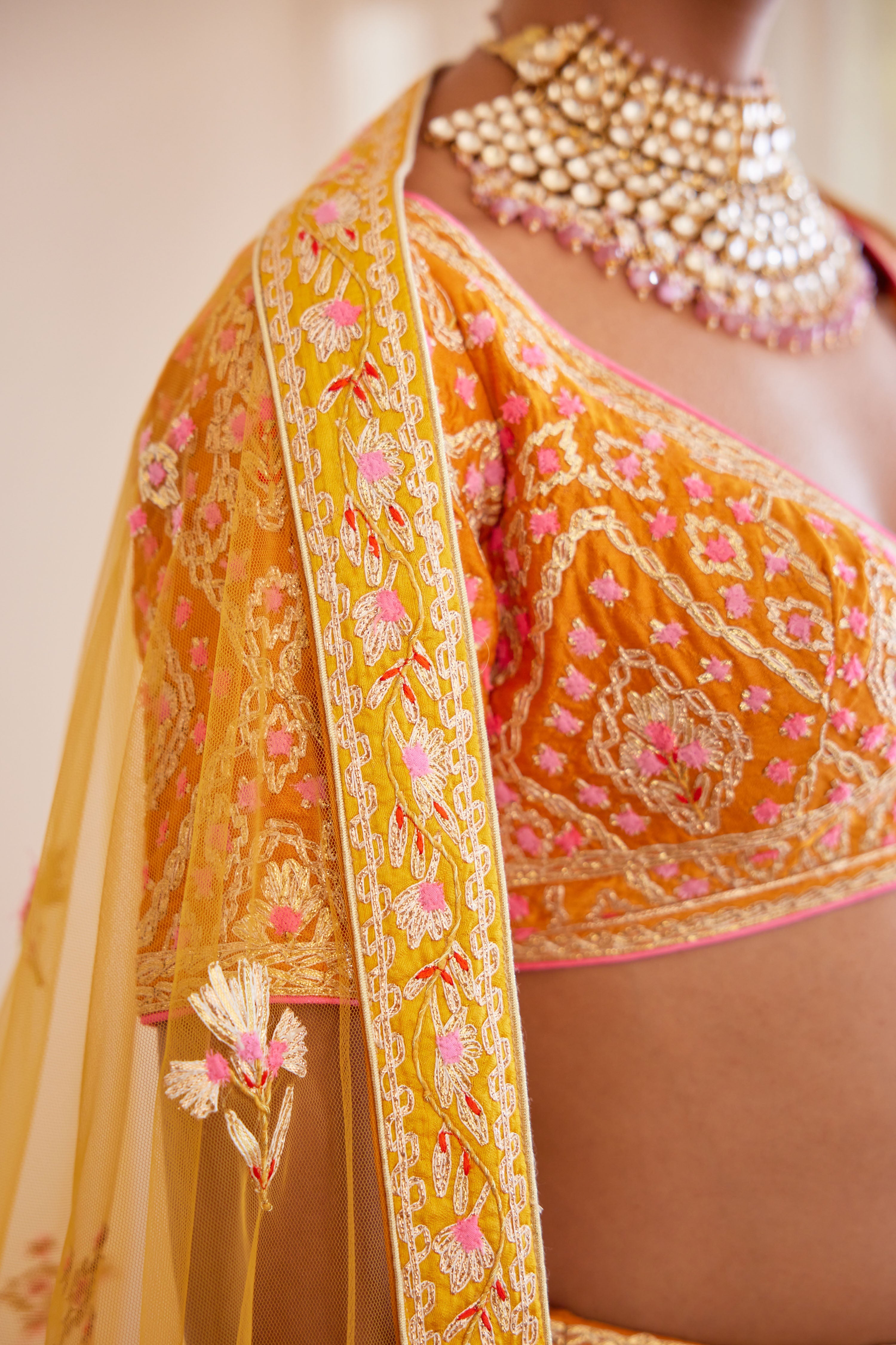Yellow Lehenga Set