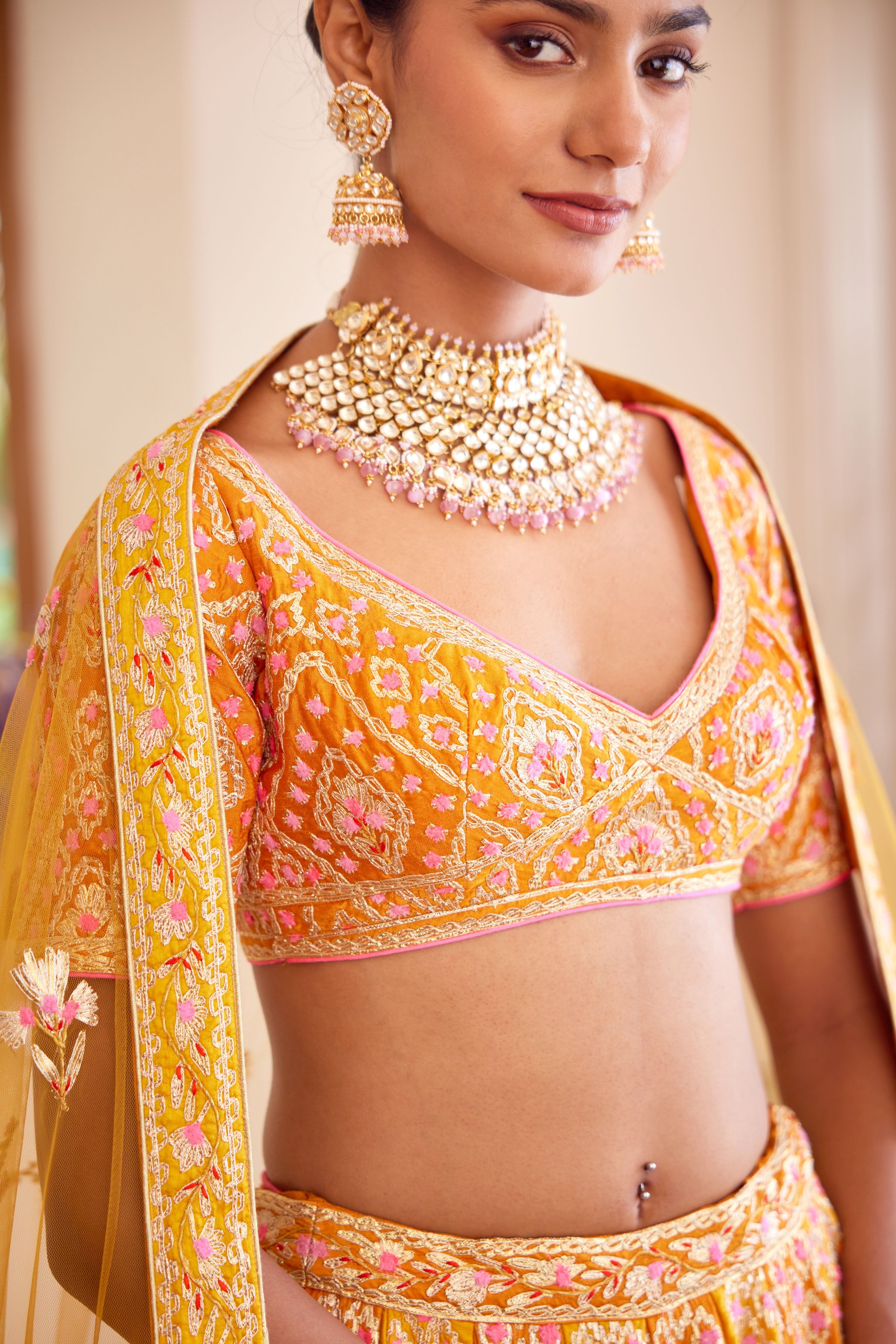 Yellow Lehenga Set