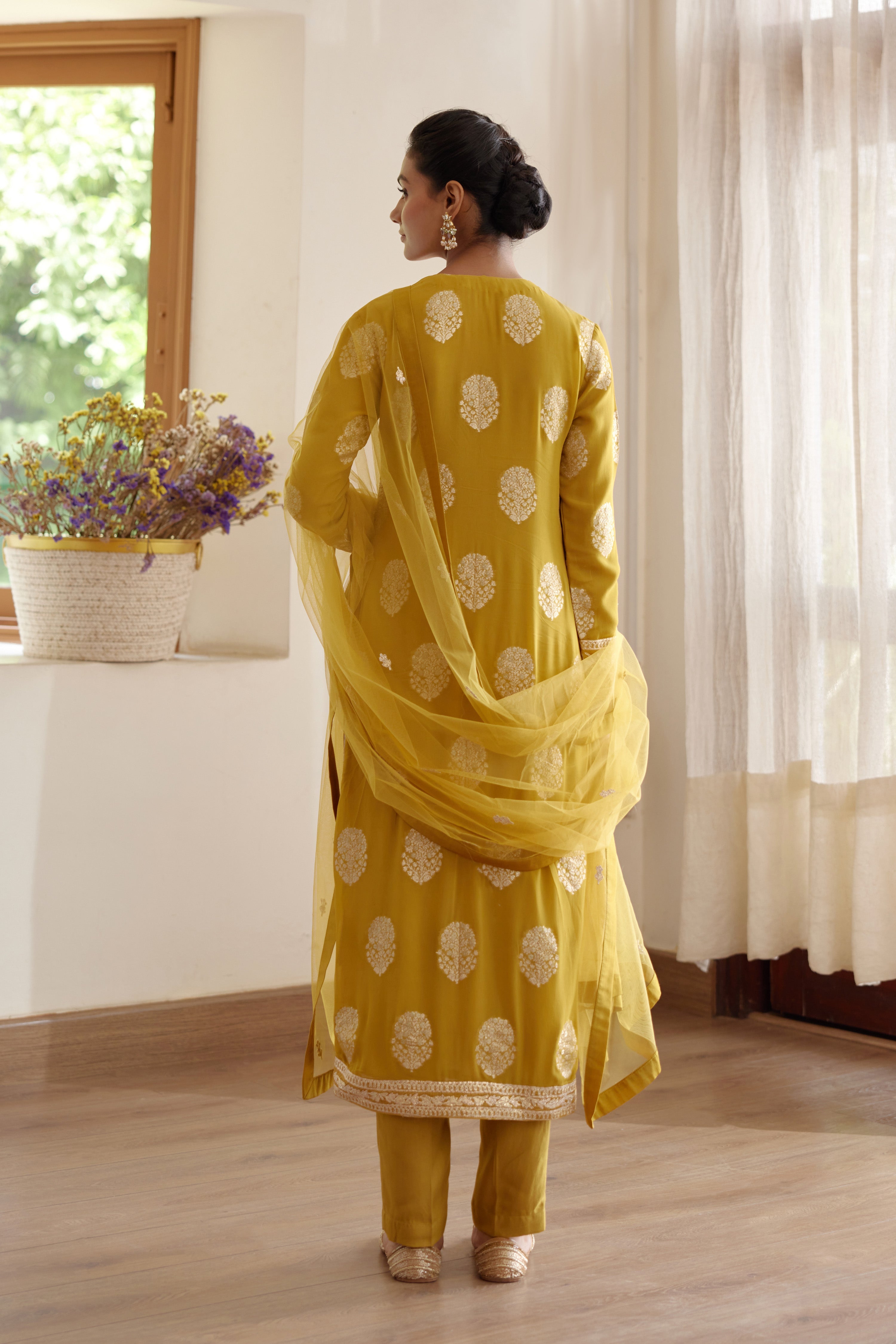 Mehendi Green Kurta Set