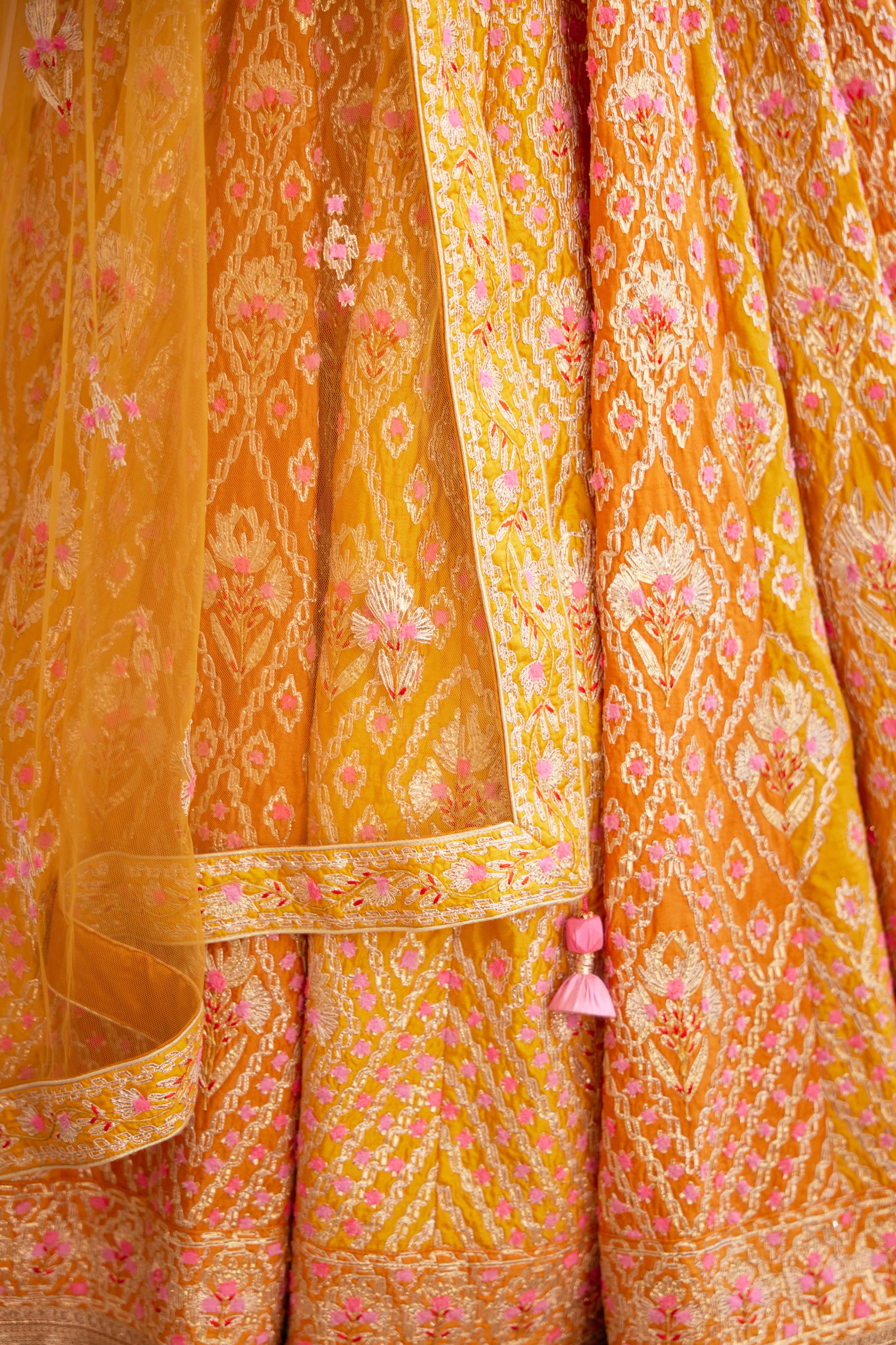 Yellow Lehenga Set