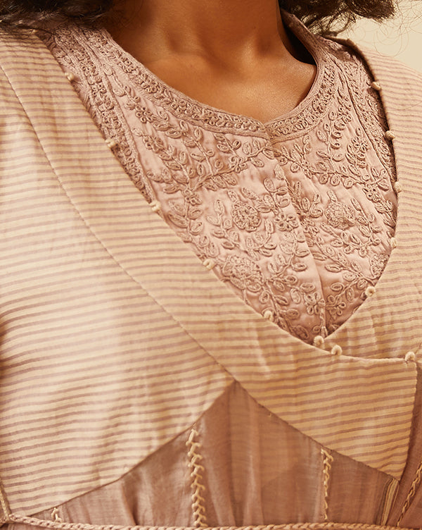 Old Rose Pink Angrakha Set