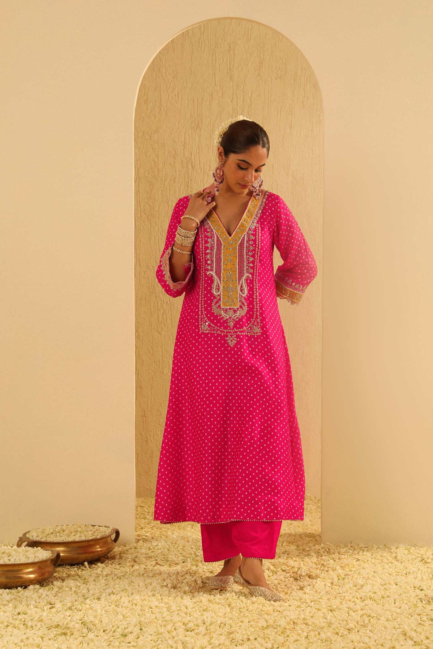 Siara - Long A-line Choga With Salwar - Ready To ship