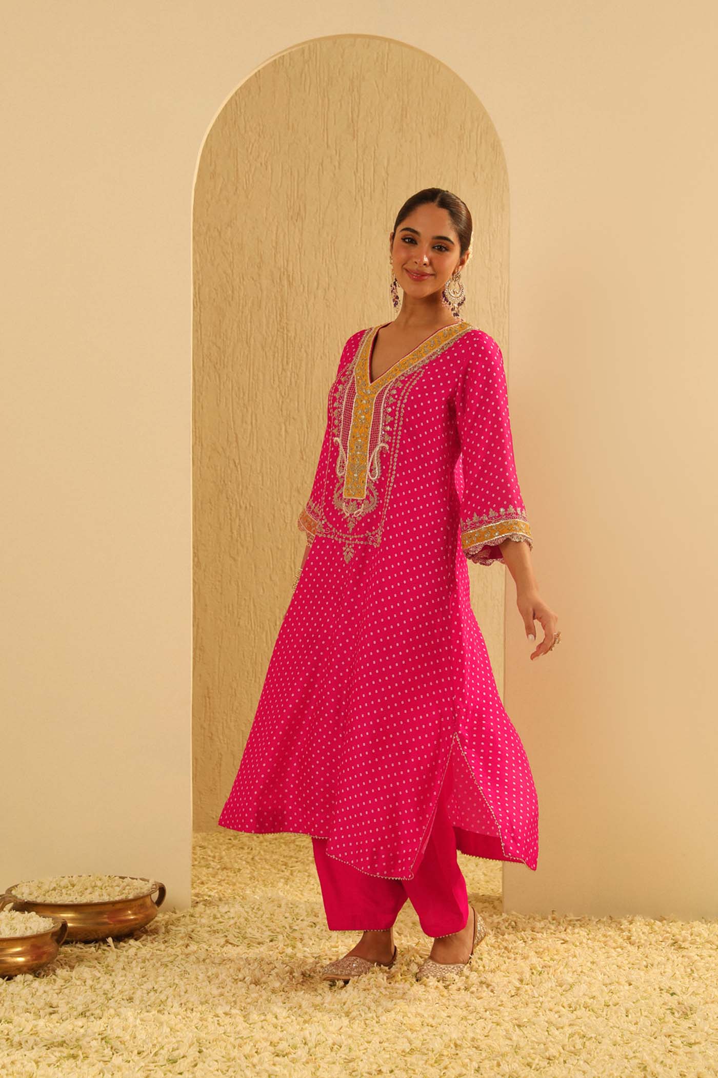 Siara - Long A-line Choga With Salwar - Ready To ship