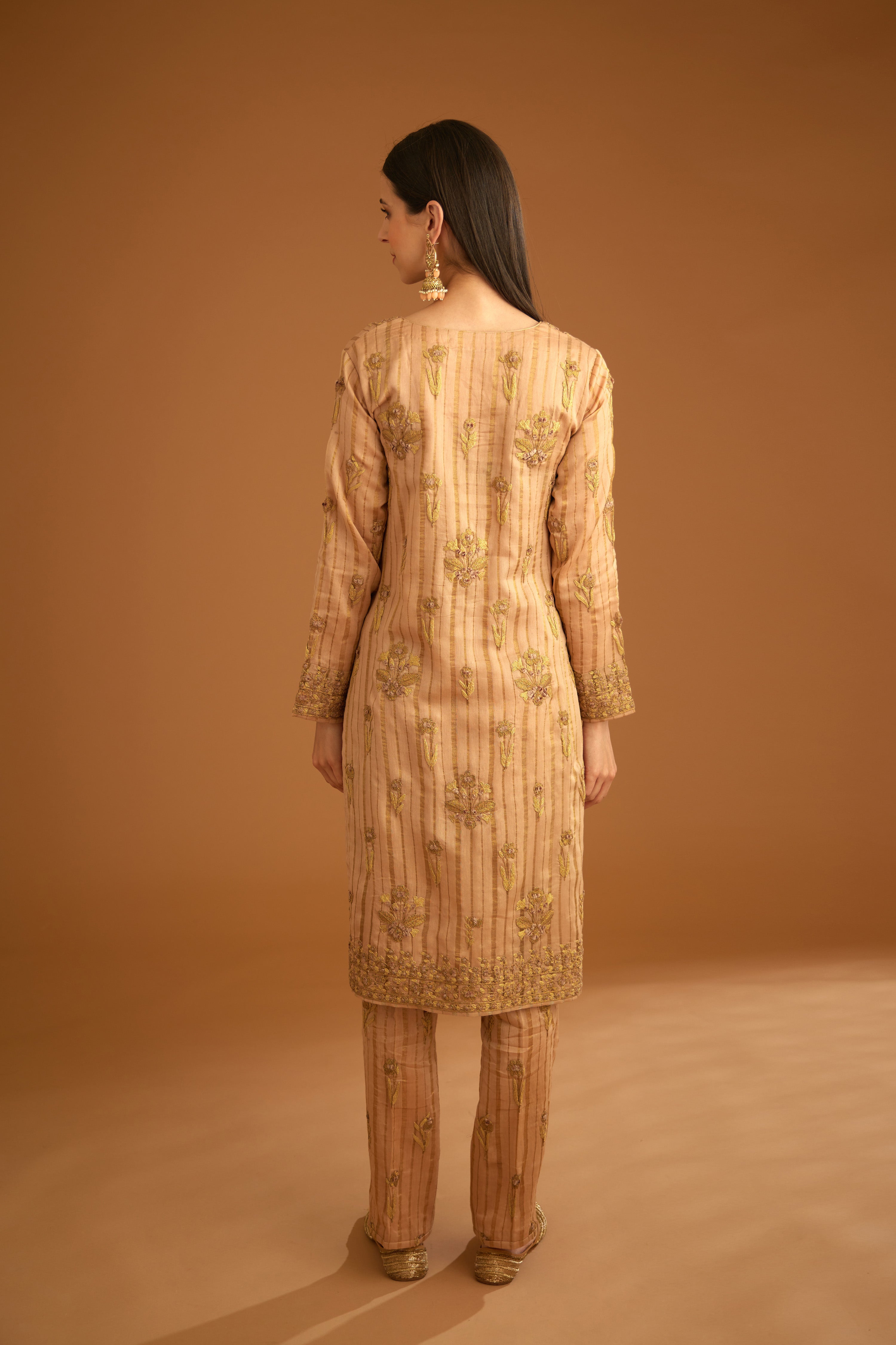 Old Rose Pink Kurta Set