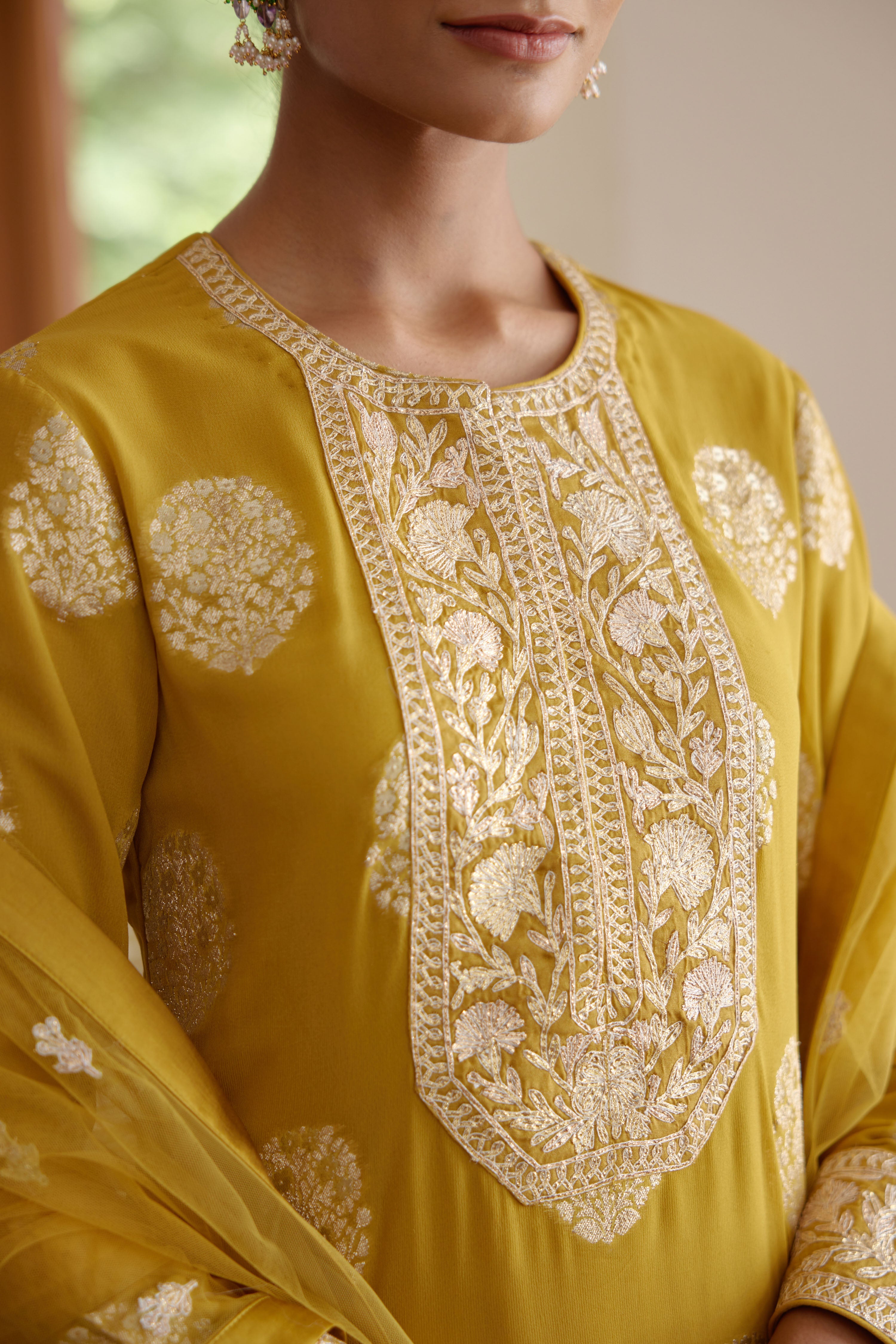 Mehendi Green Kurta Set