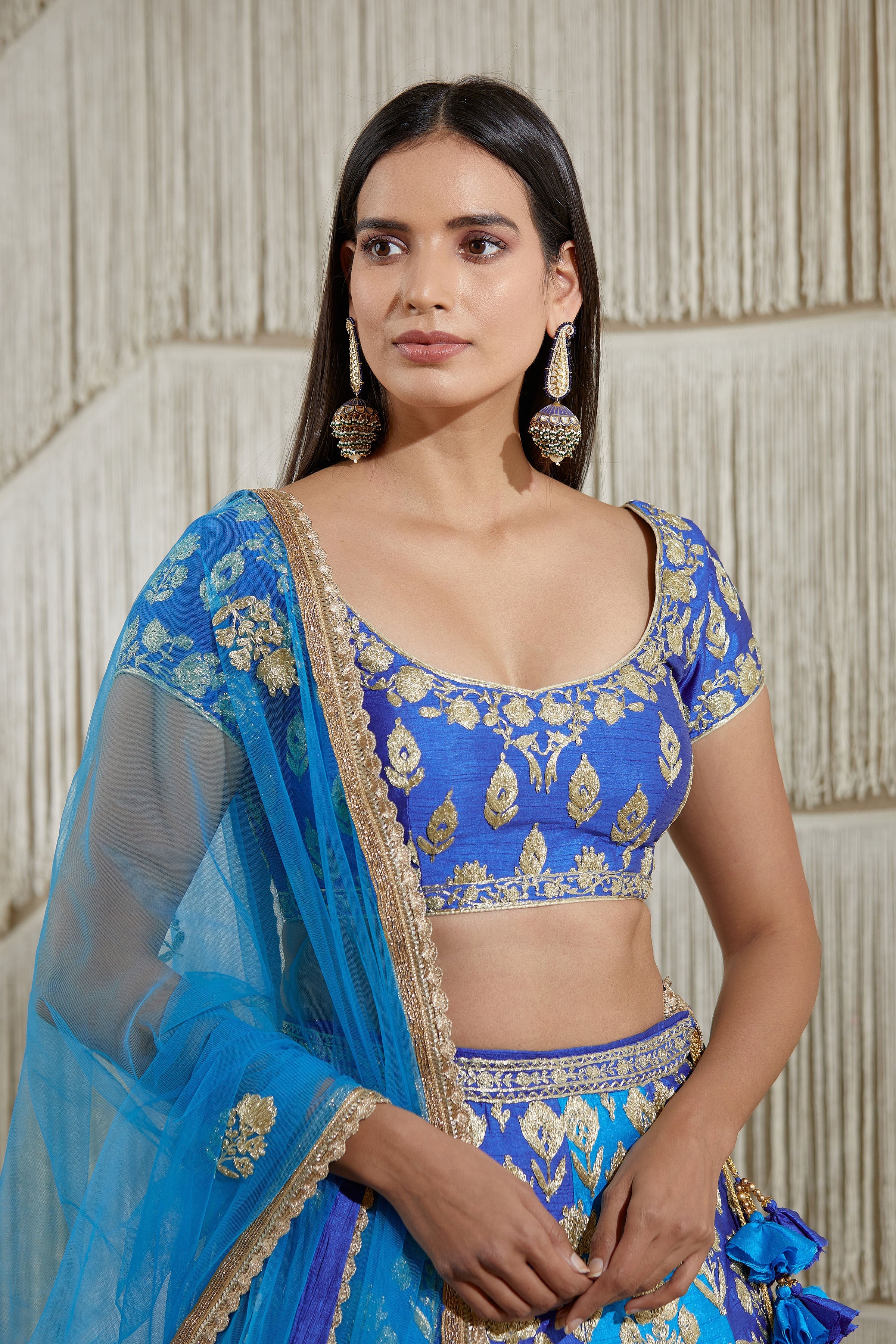 Royal Blue Lehenga set