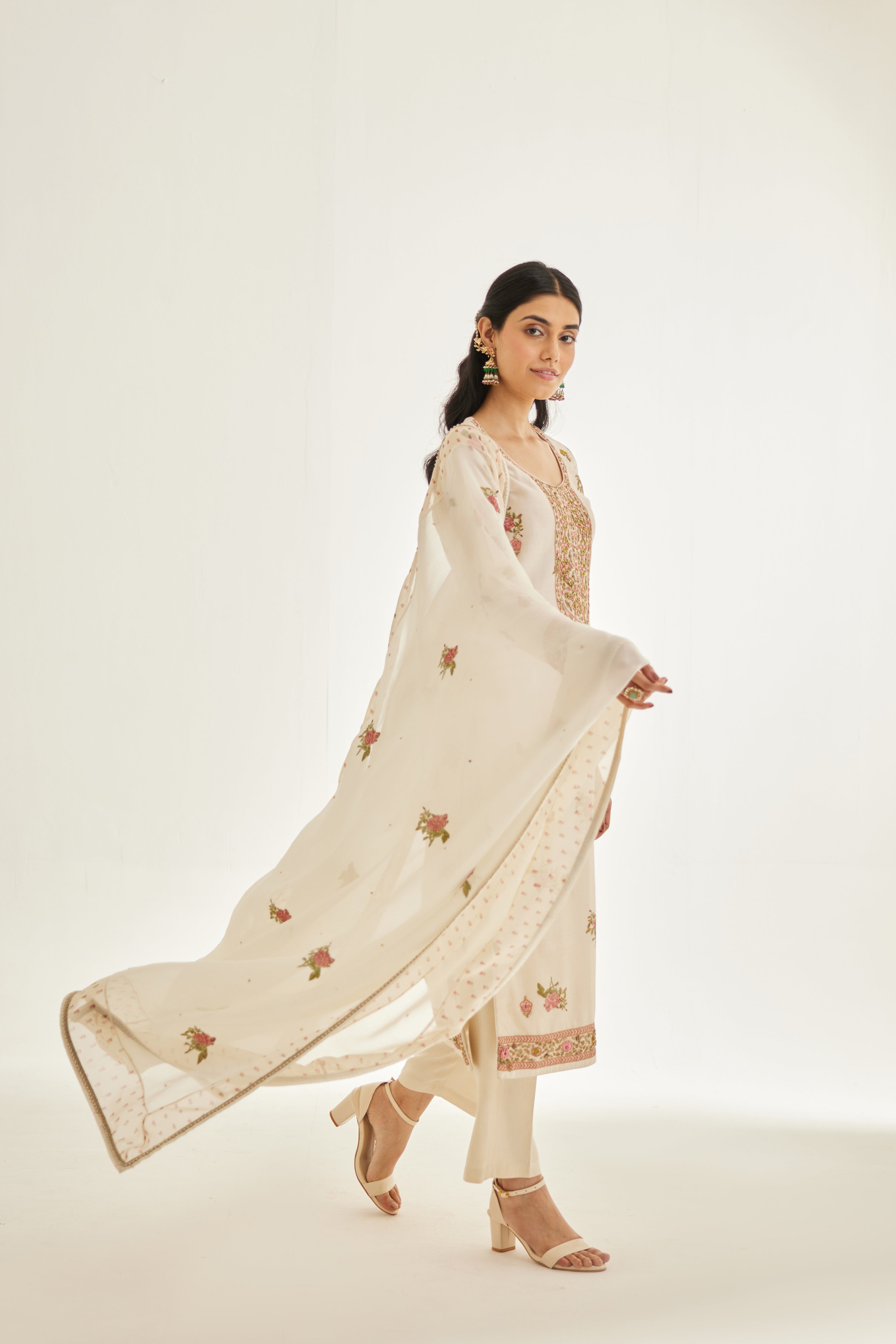 Papyrus White Kurta Set