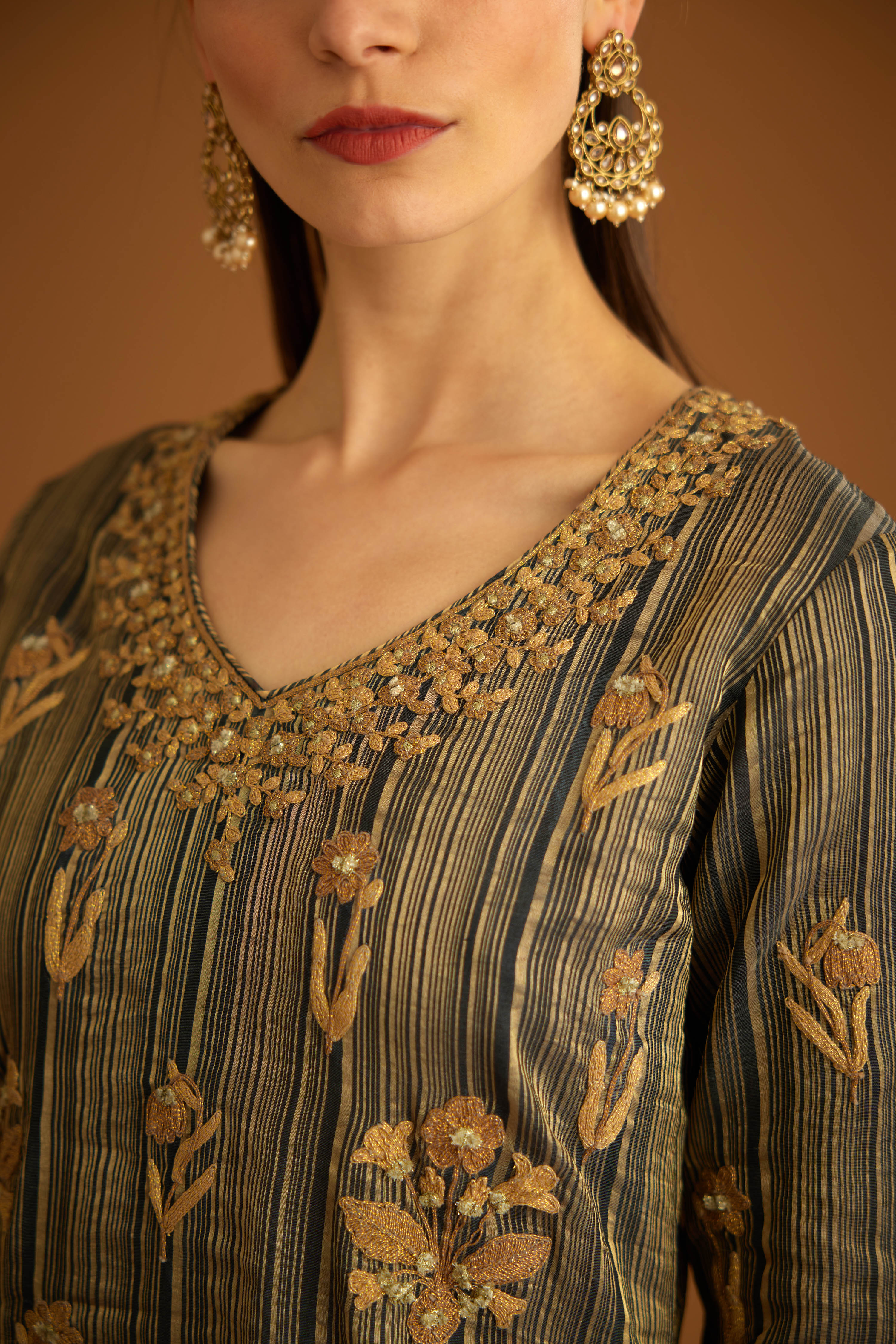 Carbon Black Kurta Set