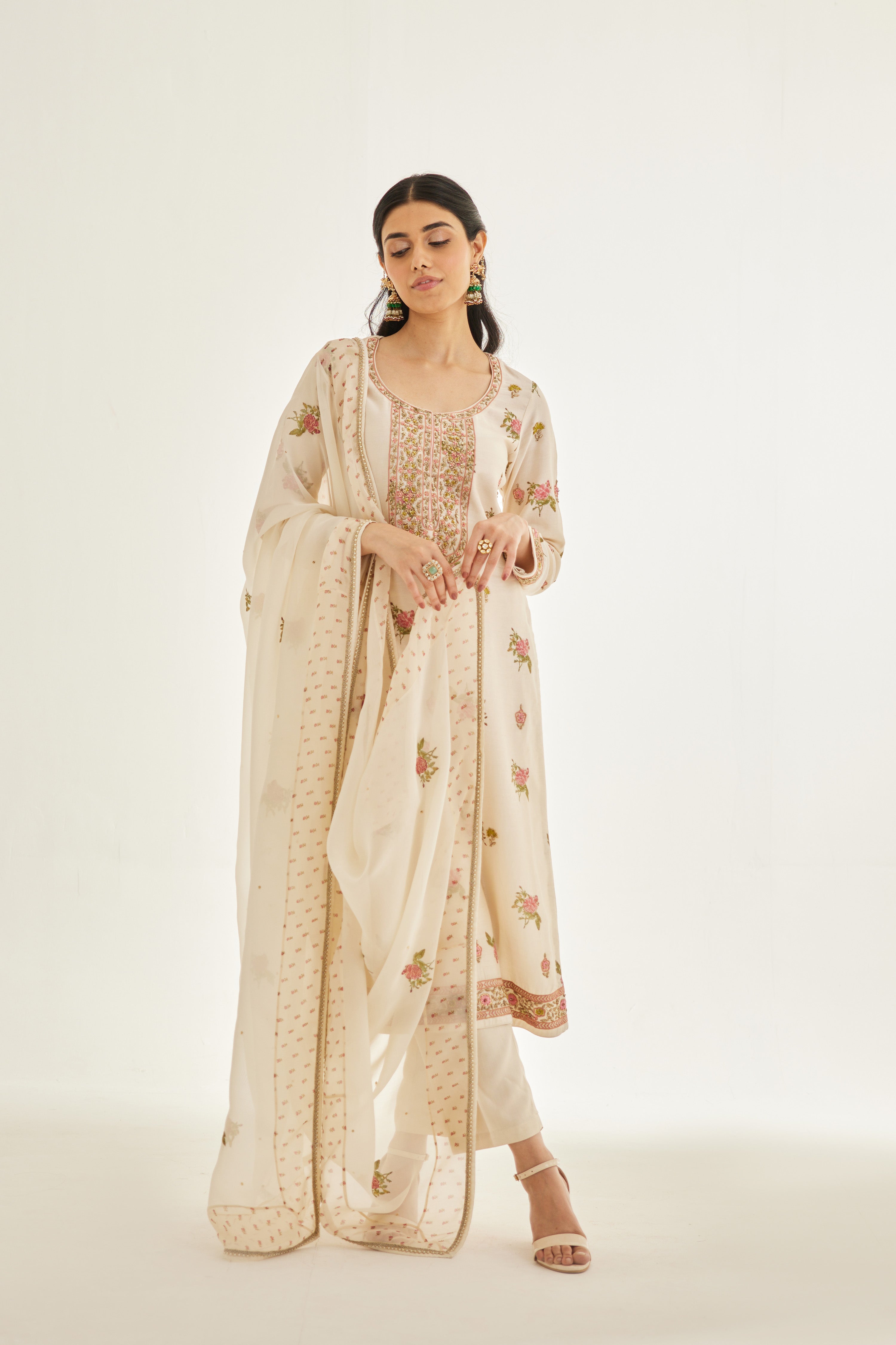 Papyrus White Kurta Set