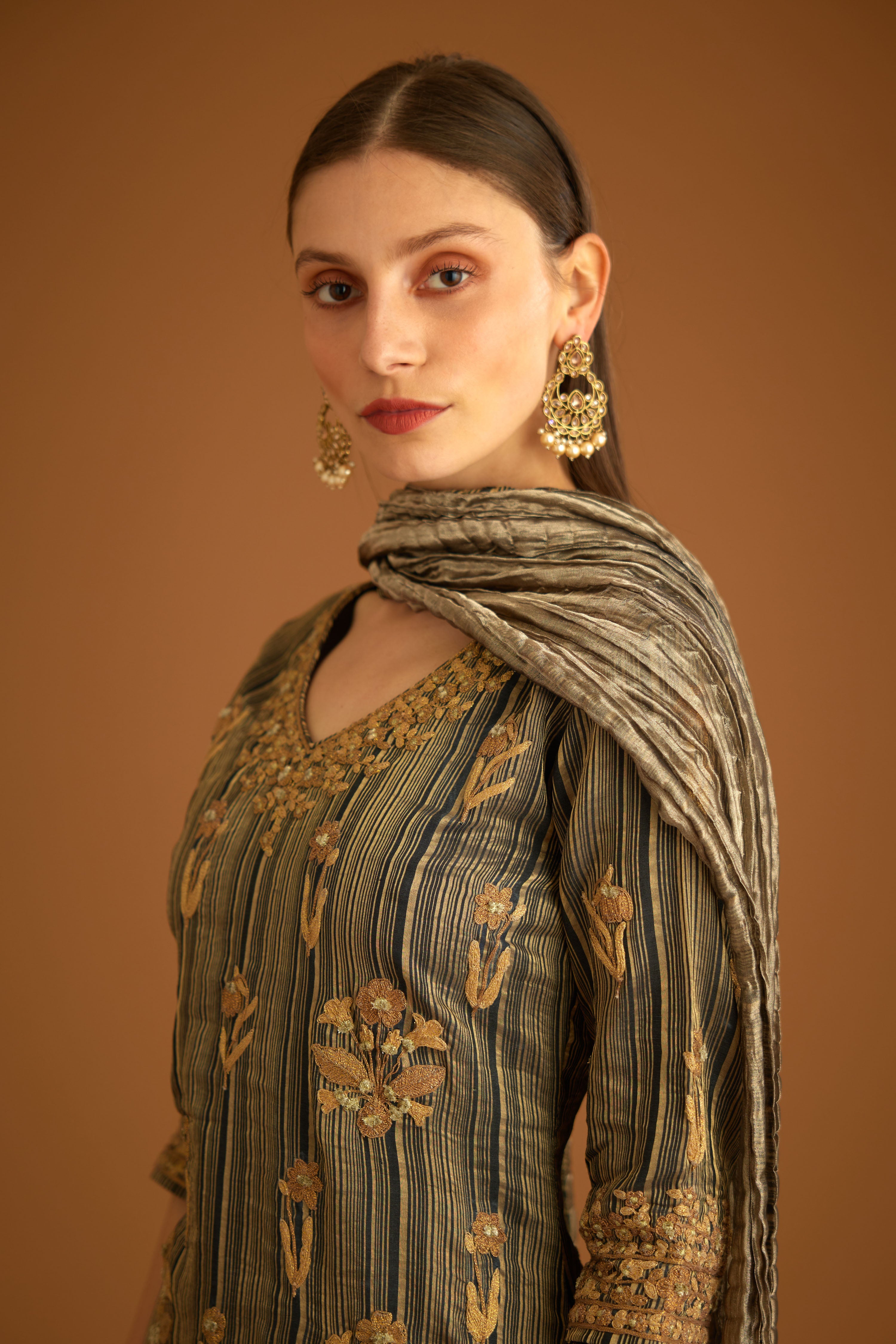 Carbon Black Kurta Set