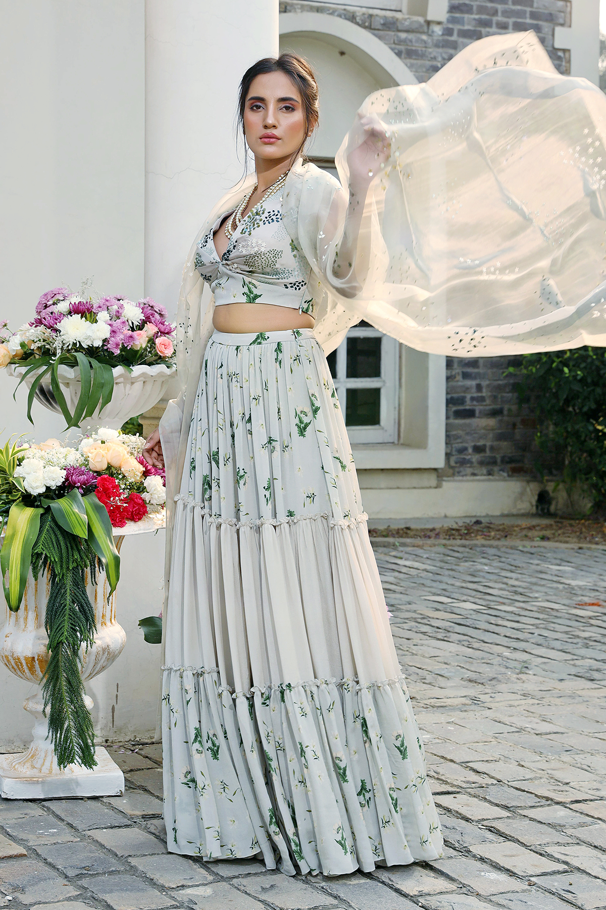 Jade Printed Lehenga Set