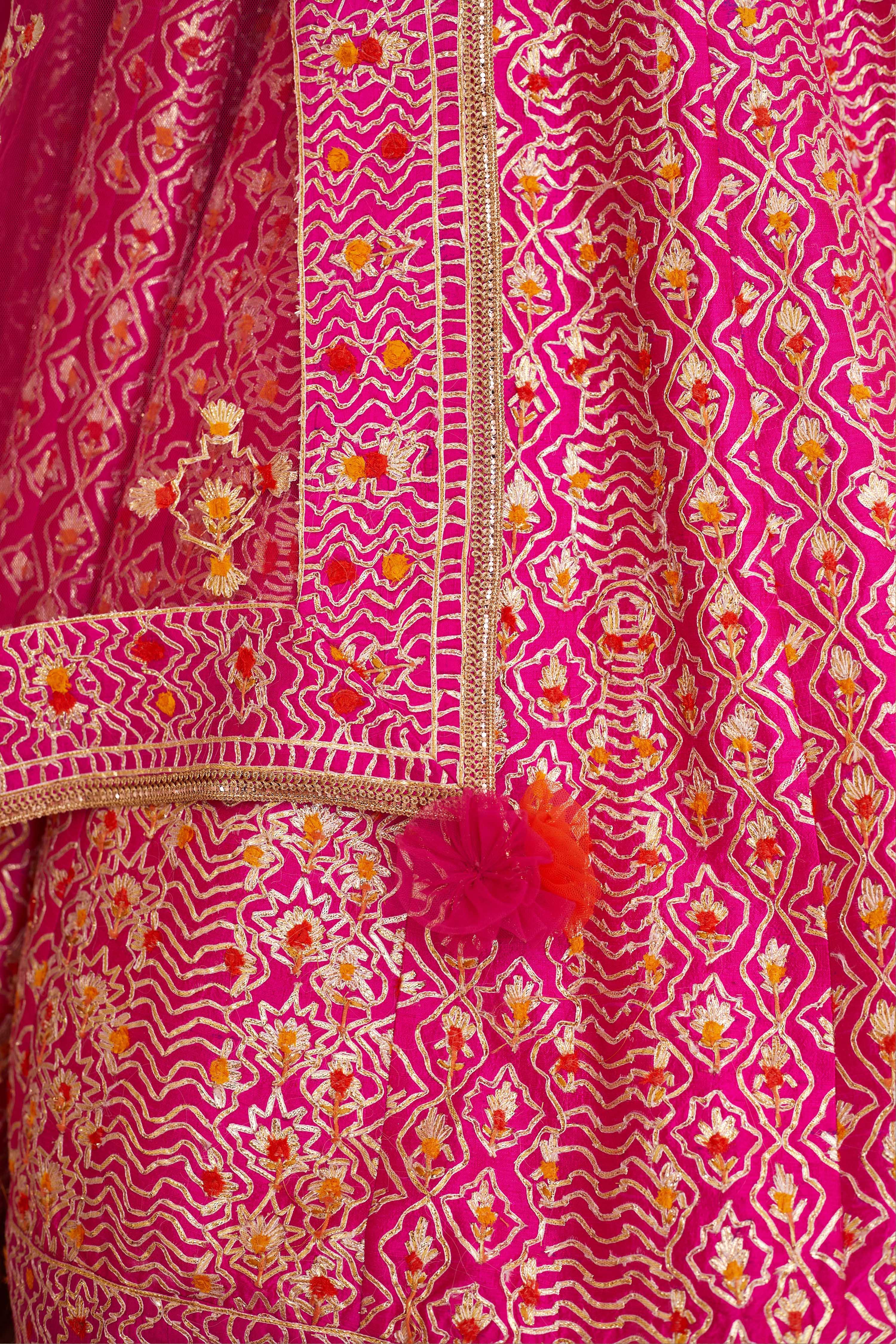 Magenta Pink Lehenga Set