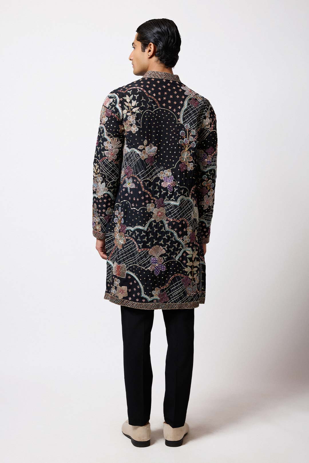 Bailora - Black Organza Kurta Set