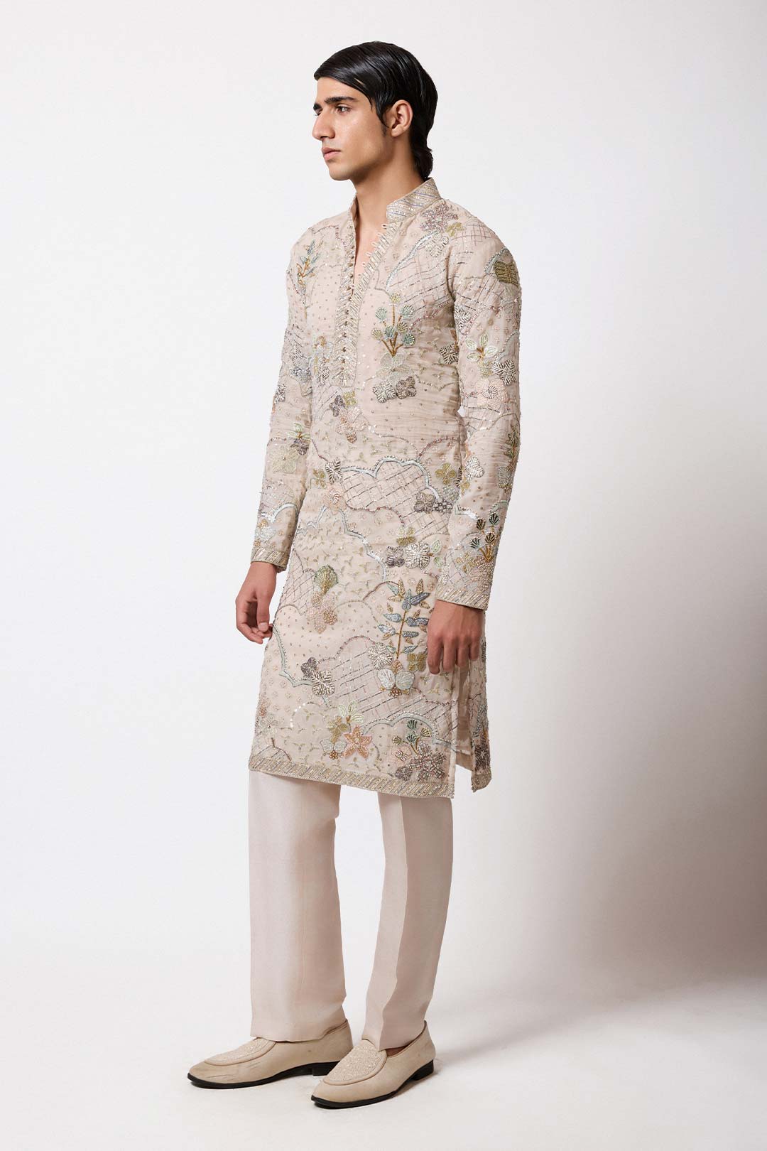 Bailora - Ivory Organza Kurta Set
