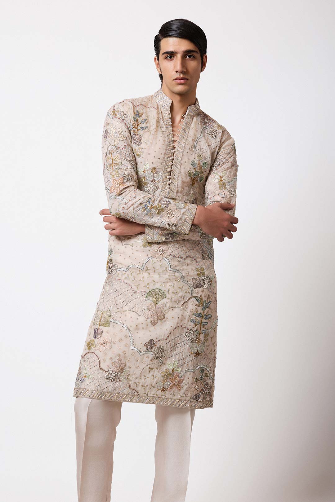 Bailora - Ivory Organza Kurta Set