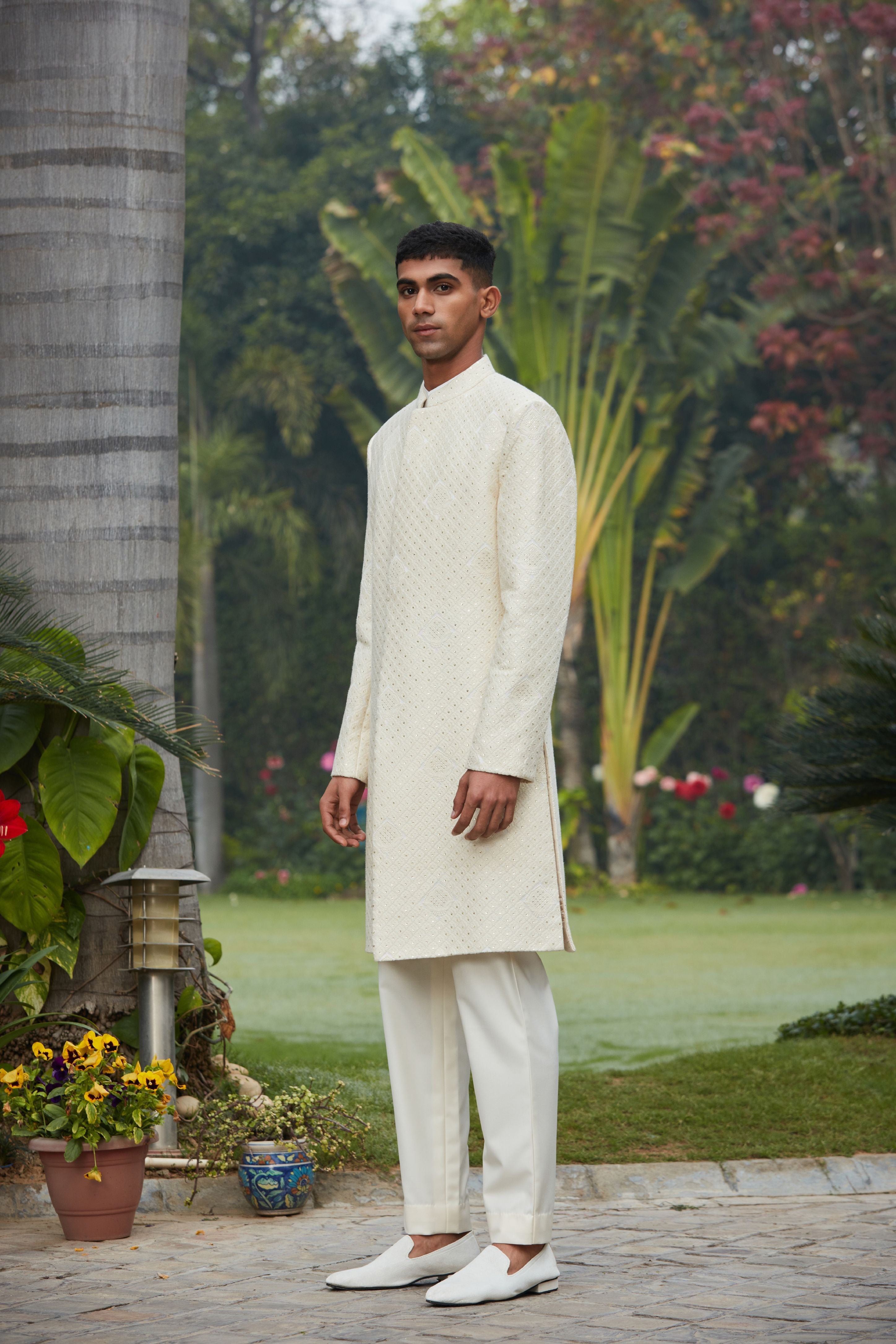 Adyat Achkan Jacket With Kurta Set