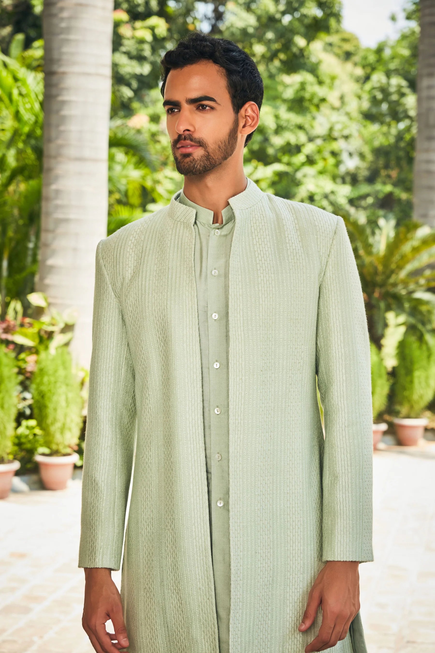 Harit Open Jacket with Kurta Set