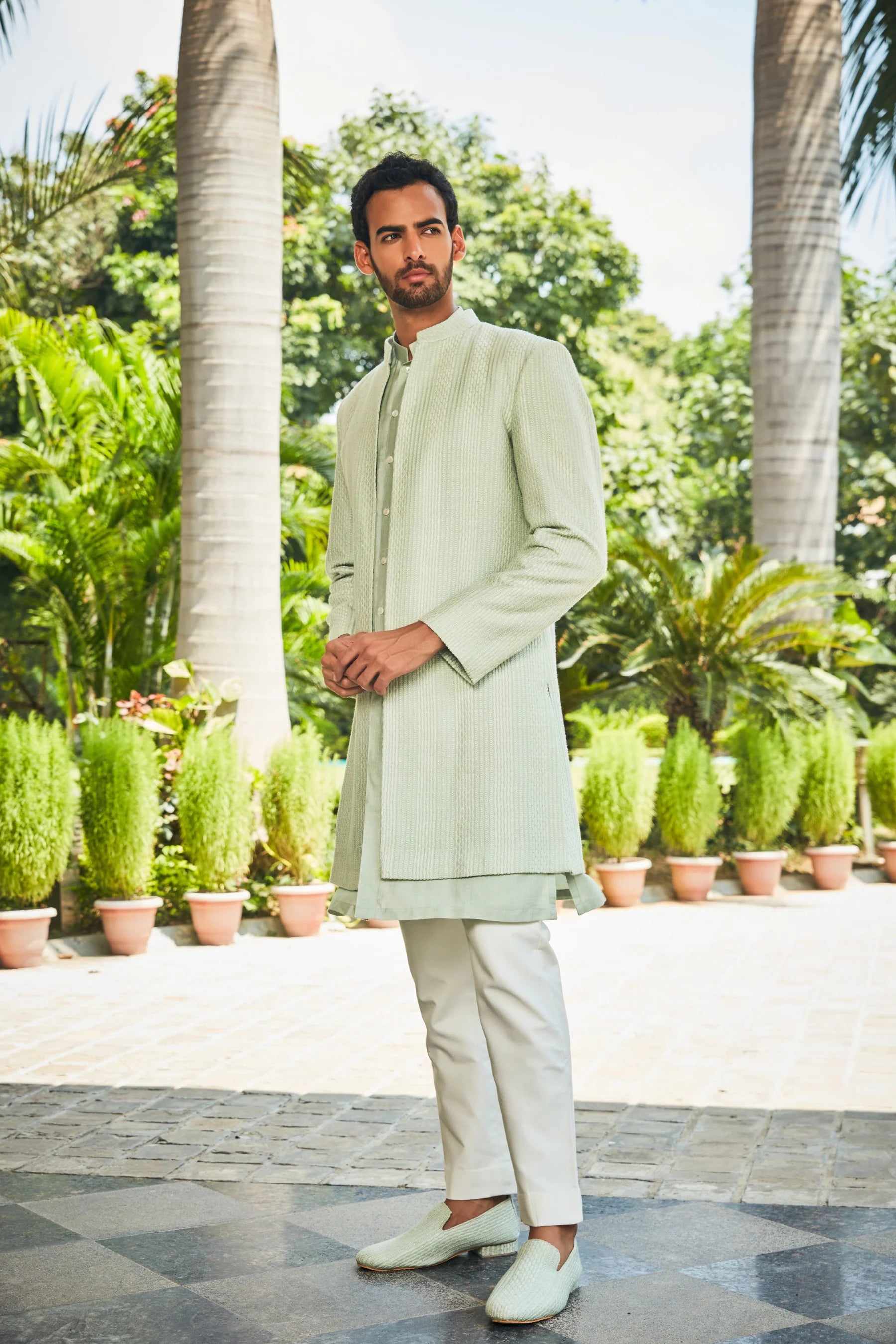 Harit Open Jacket with Kurta Set