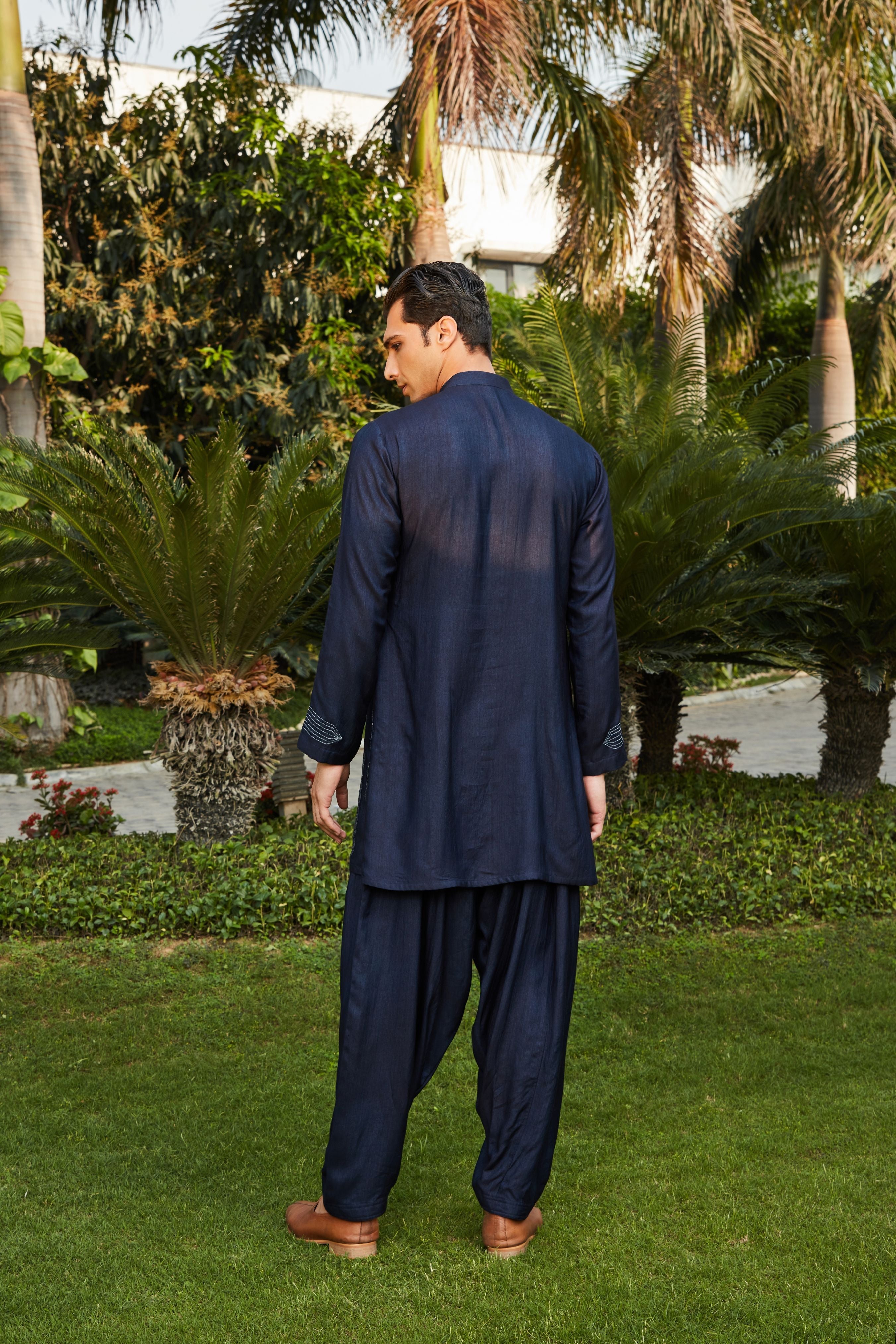 Amin Open Kurta with Salwar Set