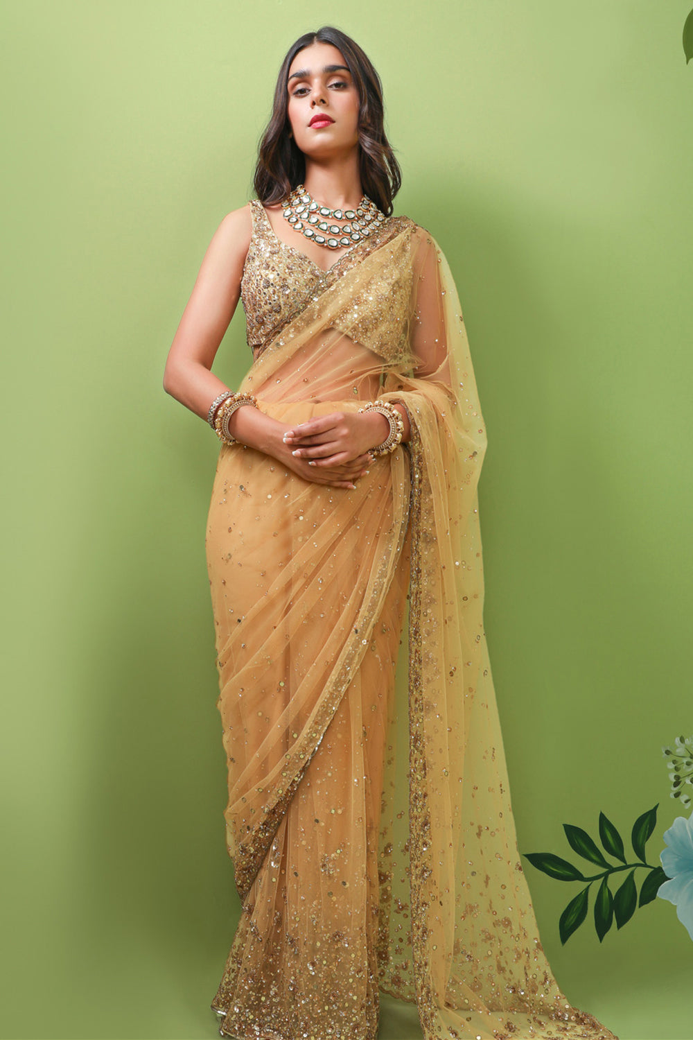 Bronze Beauty Saree