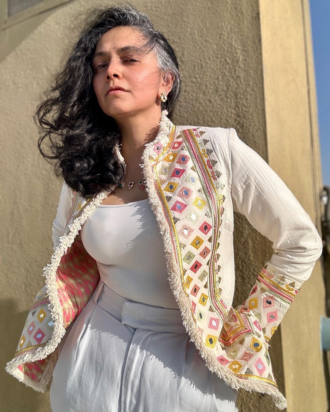 Isha Bhansali In Fiza Blazer