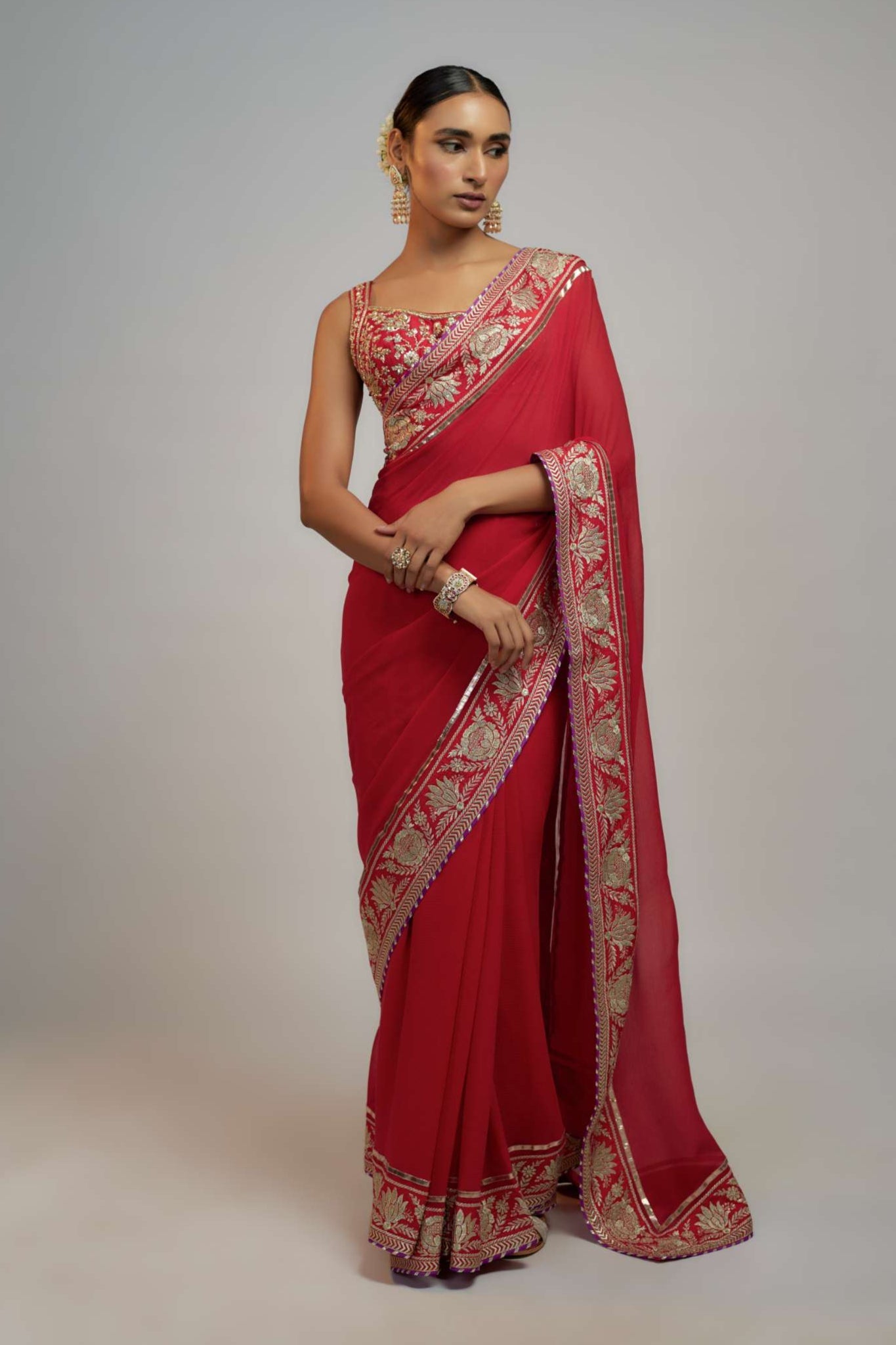 Golconda Vidhi Saree Set