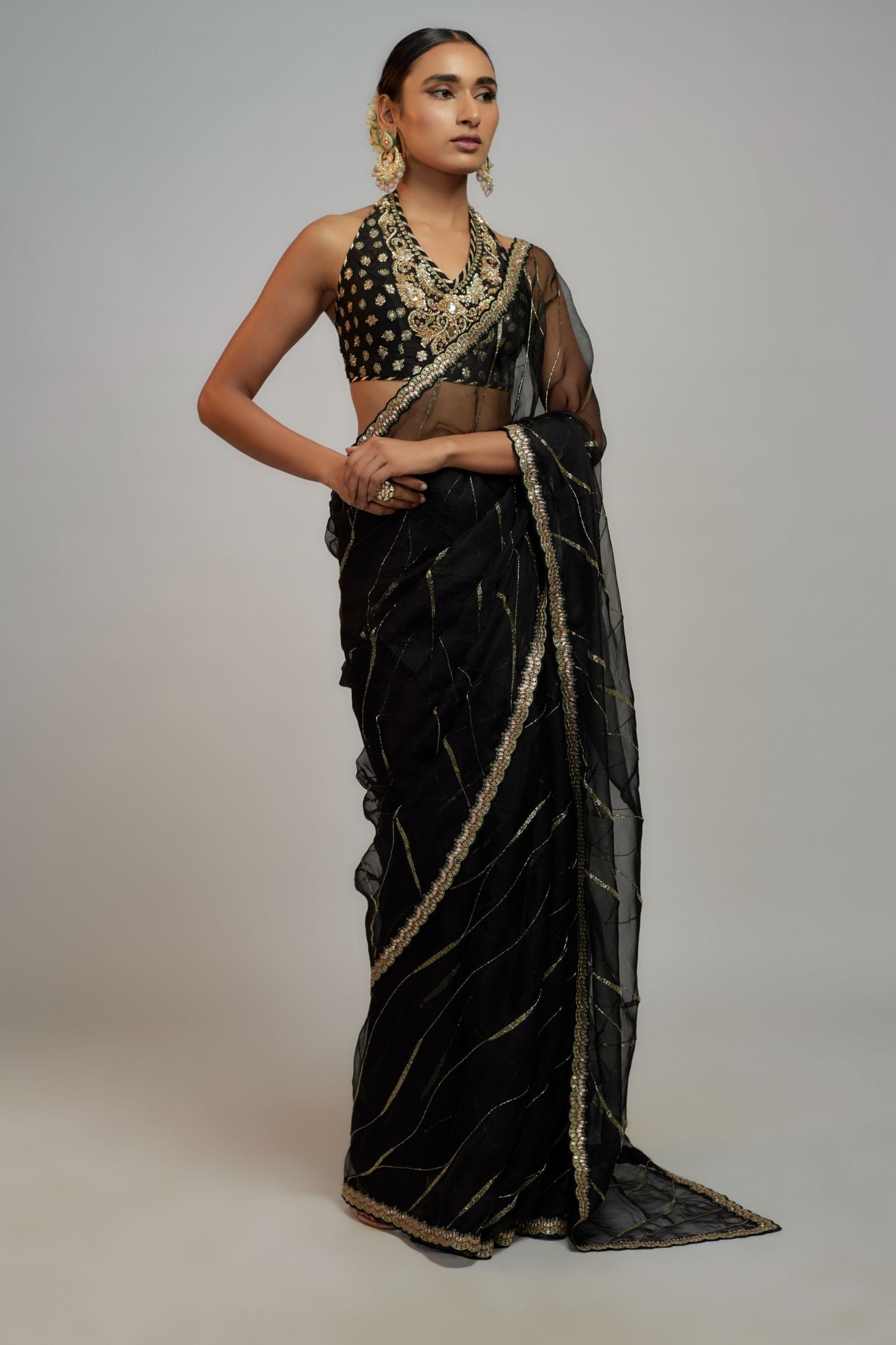 Golconda Rida saree set