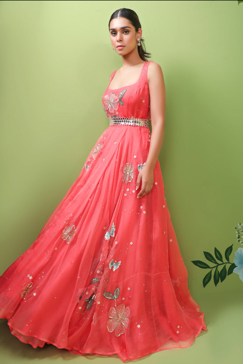Coral Crush Gown