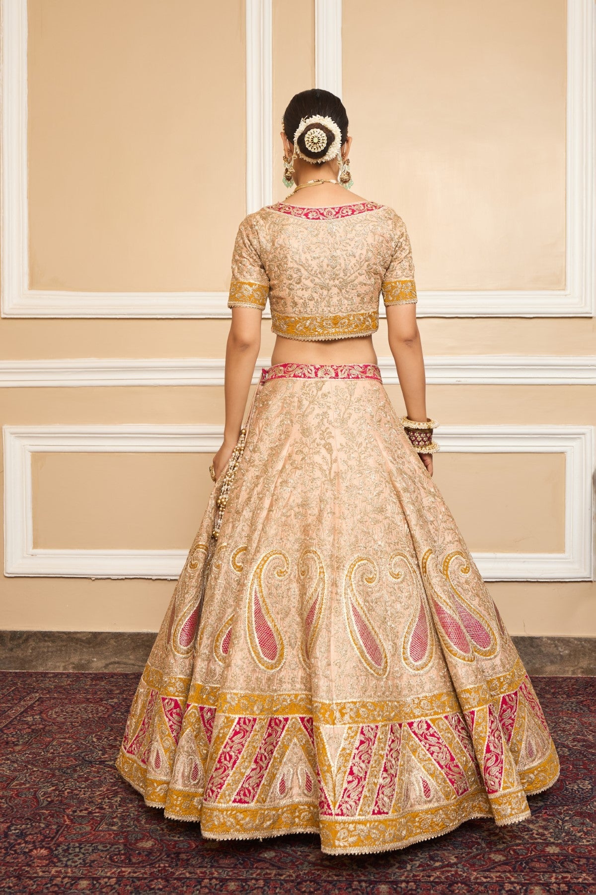 MAHJABEEN - ROSEPINK LEHENGA SET