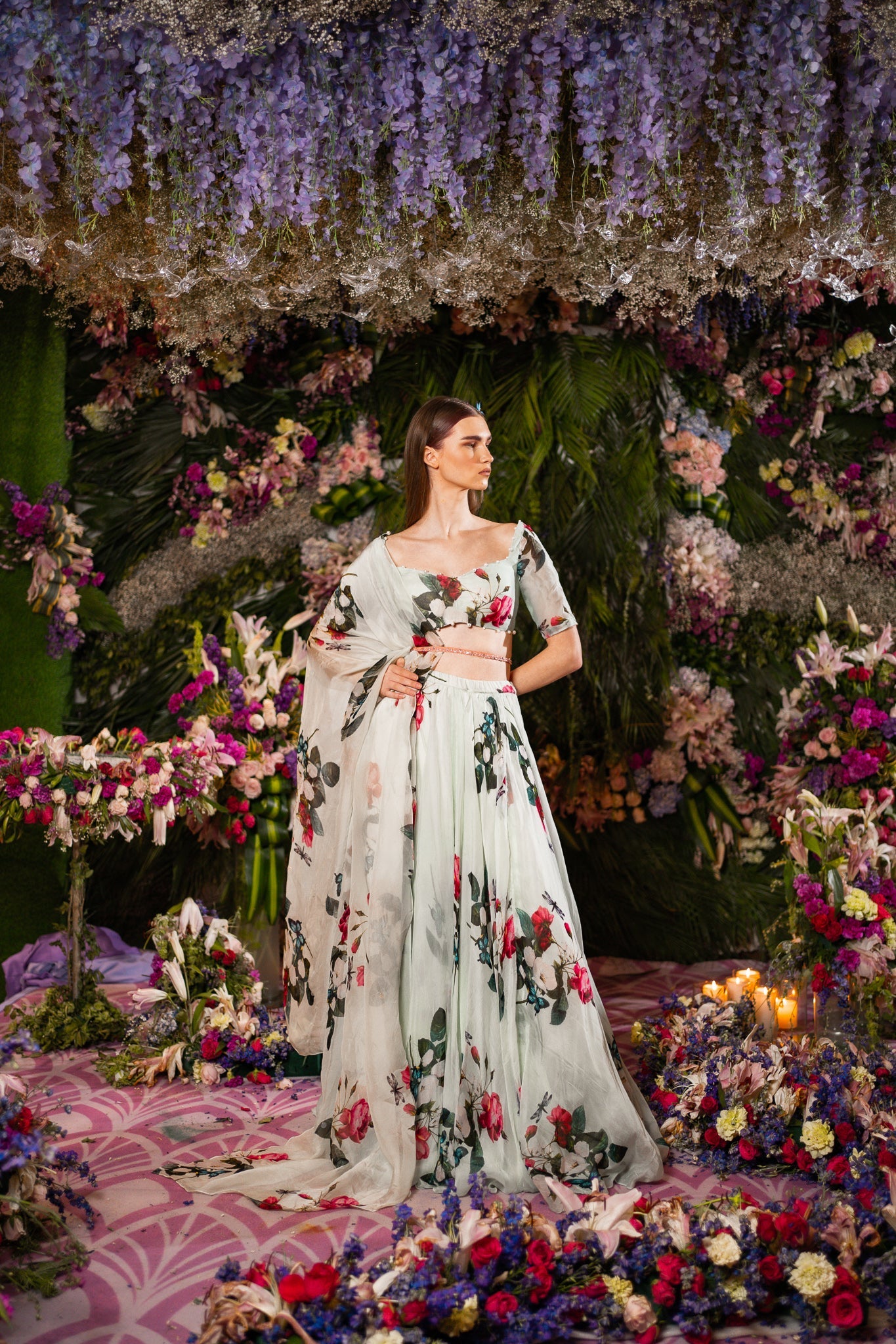 Lehenga Set-Jade