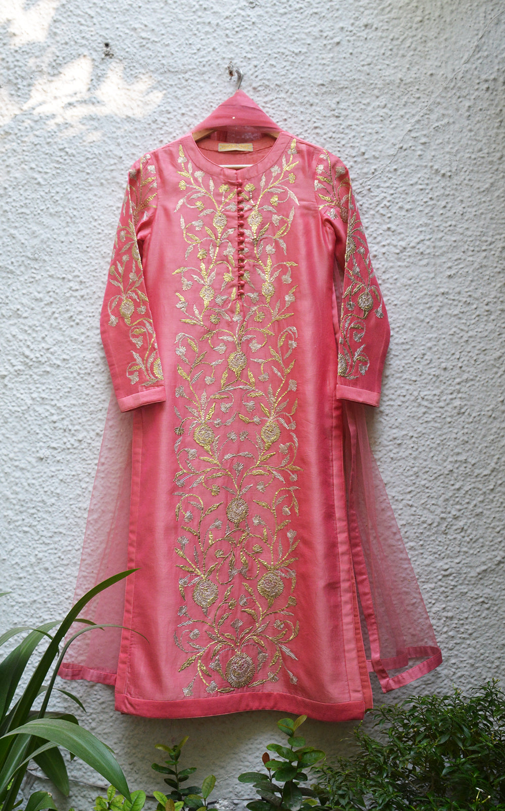 Coral Kurta Set