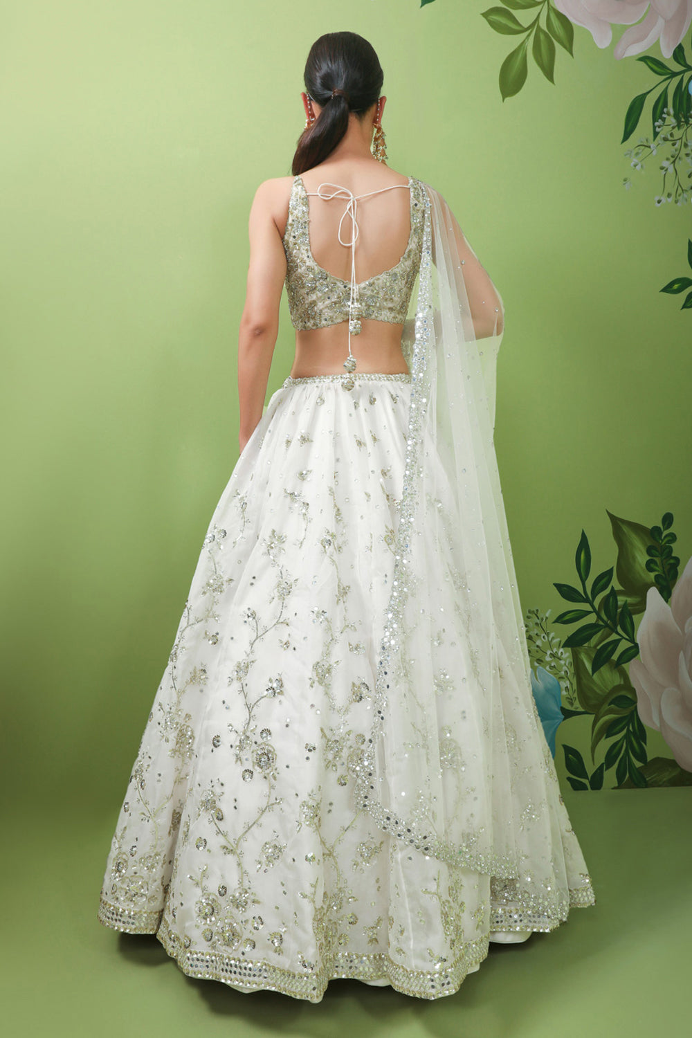 Delicate Diamond Lehenga Set