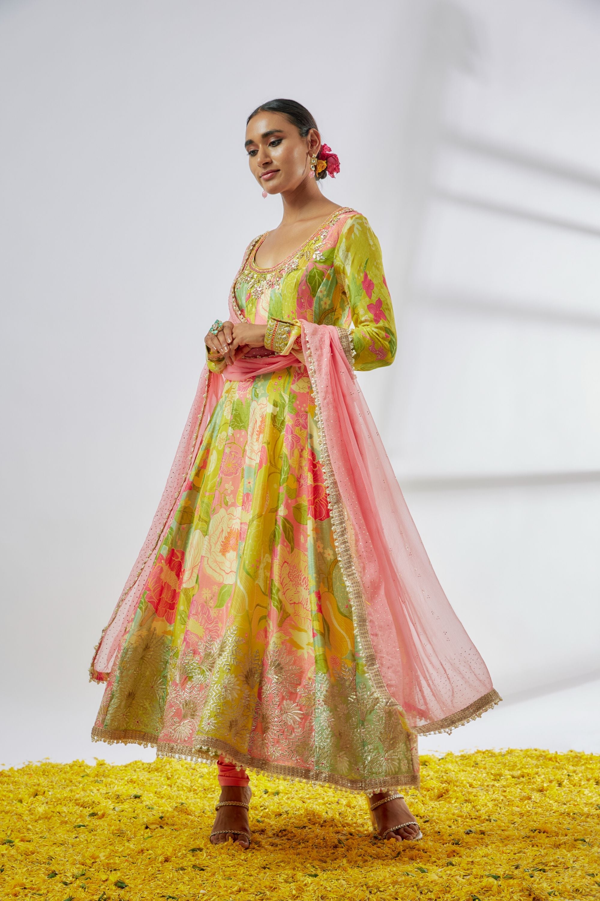 Deepti Anarkali set-Hebah Patel