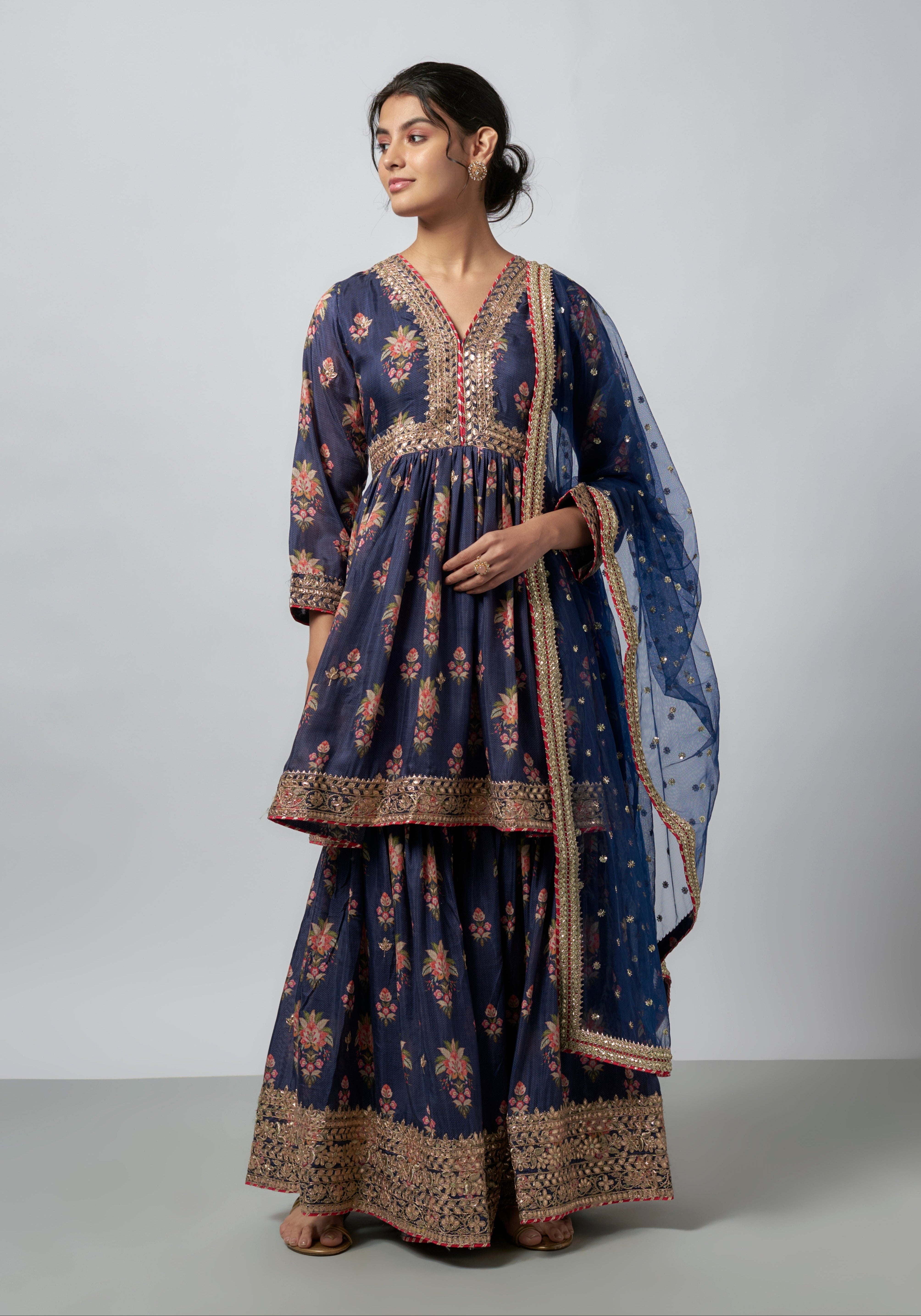 Samiksha Peplum Sharara Set
