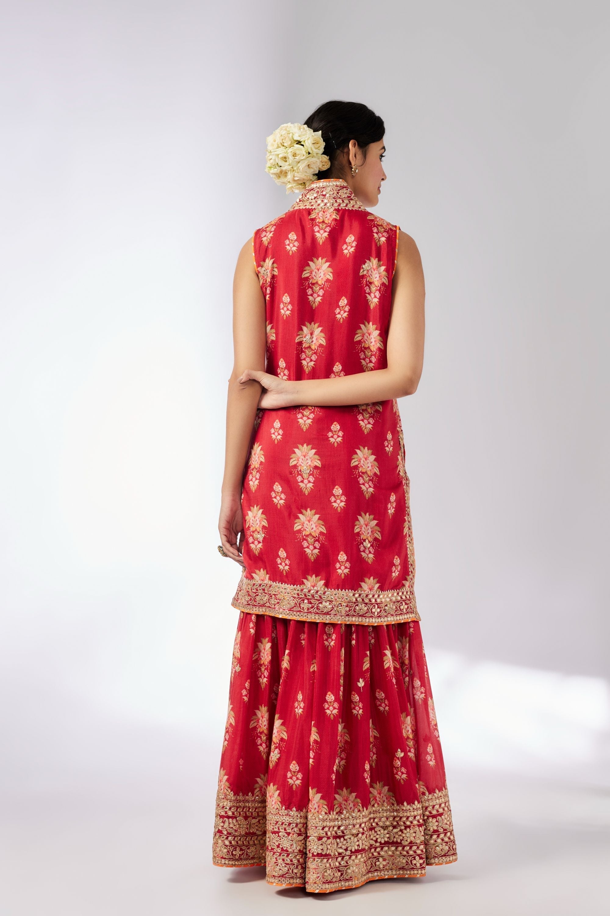 Dhriti Sleeveless Sharara Set-Saachi Daga