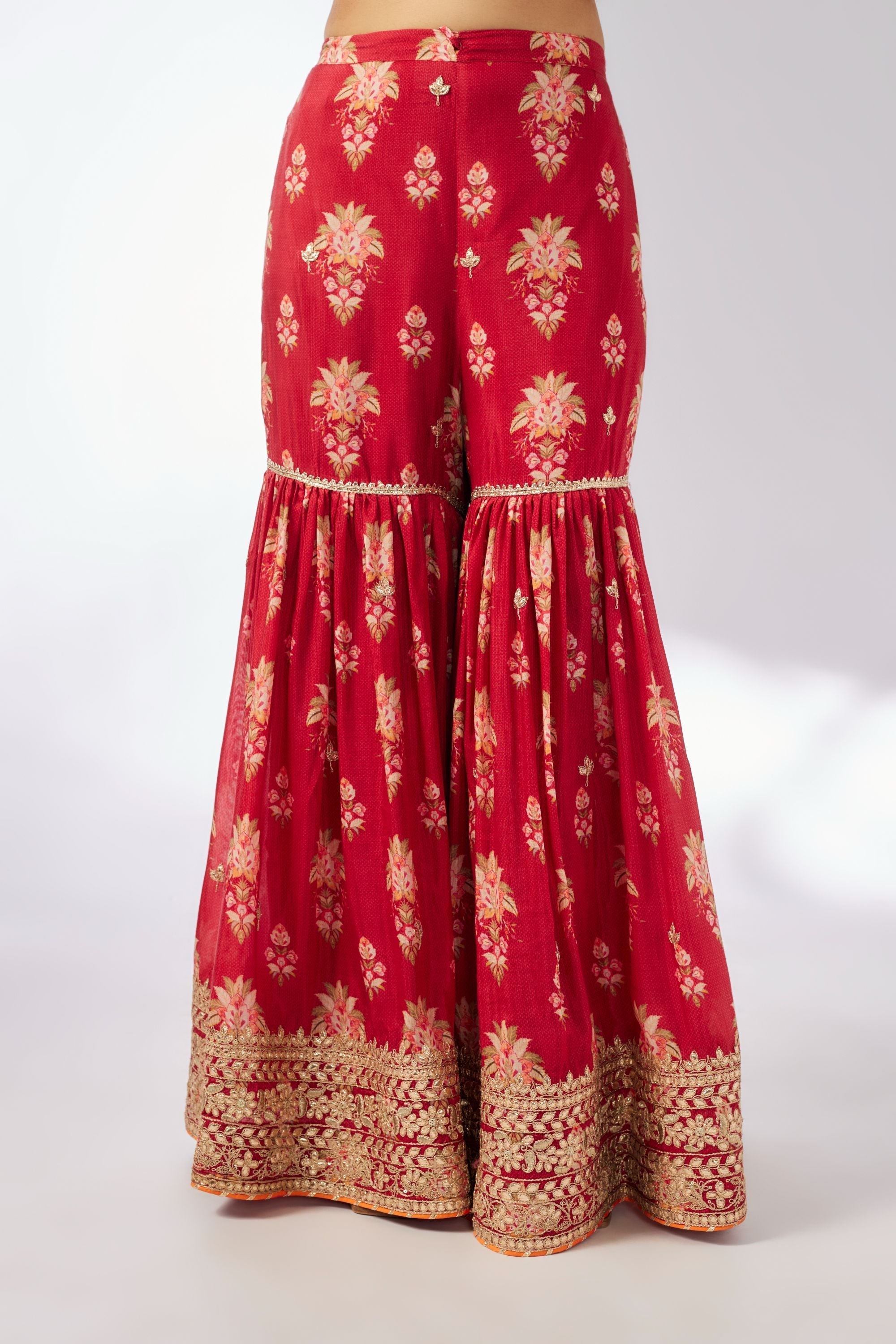 Dhriti Sleeveless Sharara Set-Saachi Daga