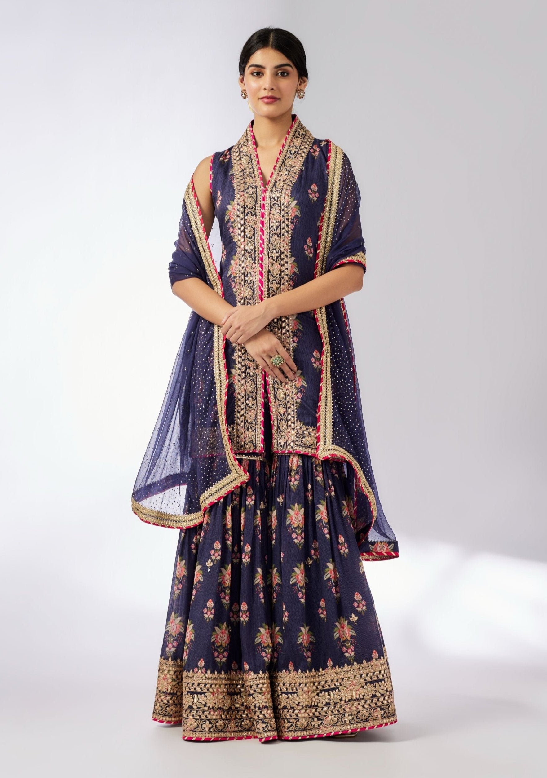 Dhriti Sleeveless Sharara Set