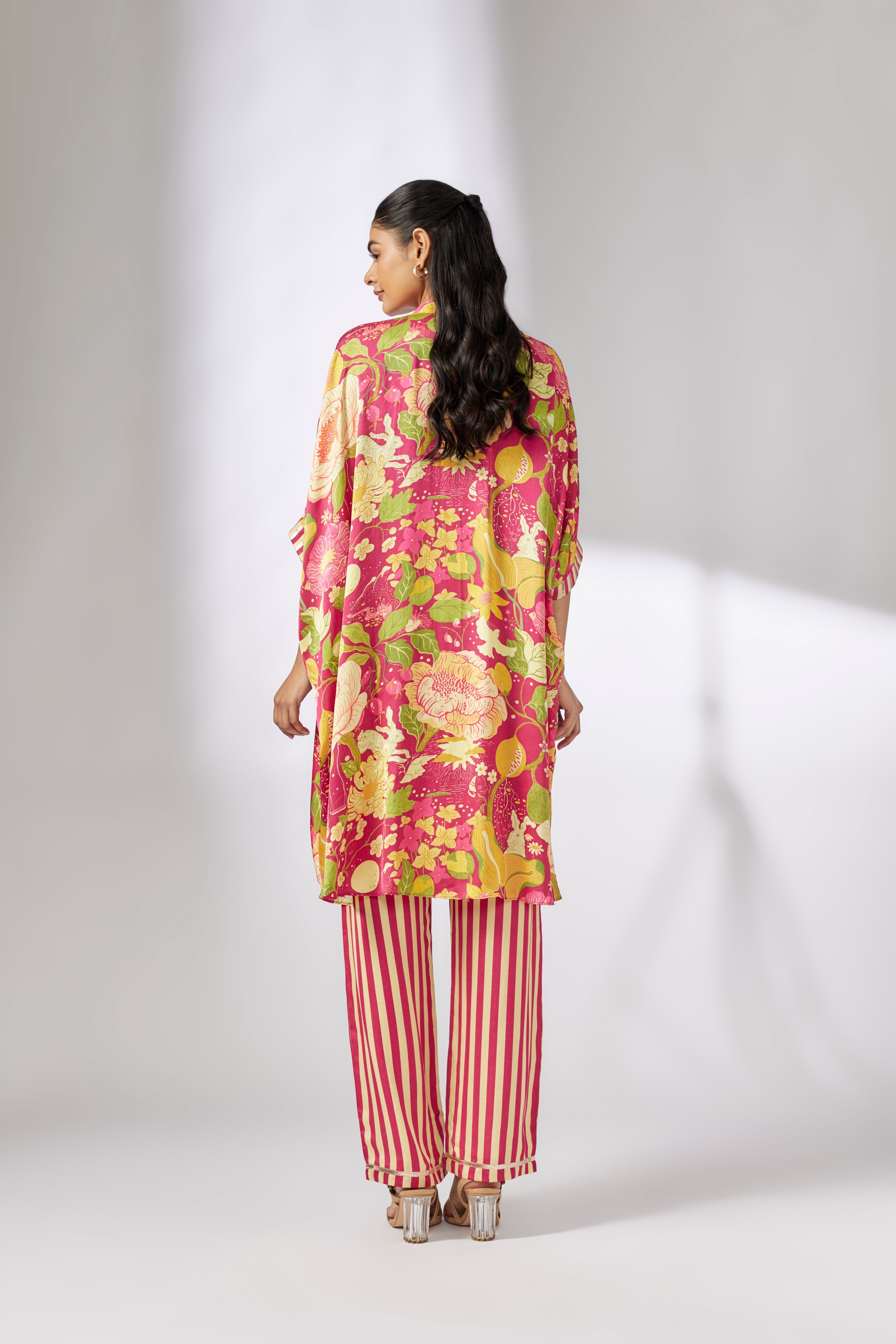 Peony kaftan Co-Ord Set