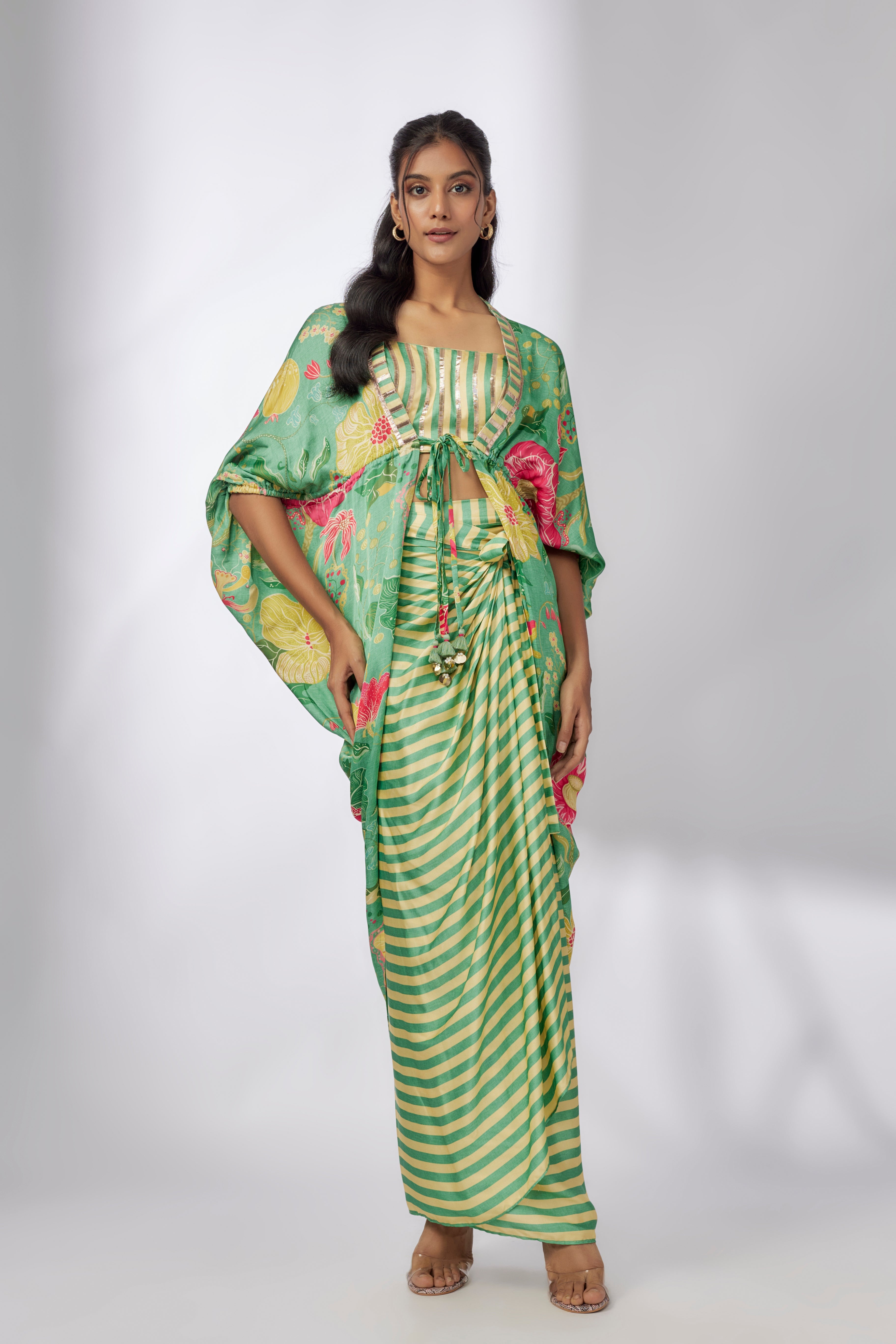 Diana Wrap skirt set