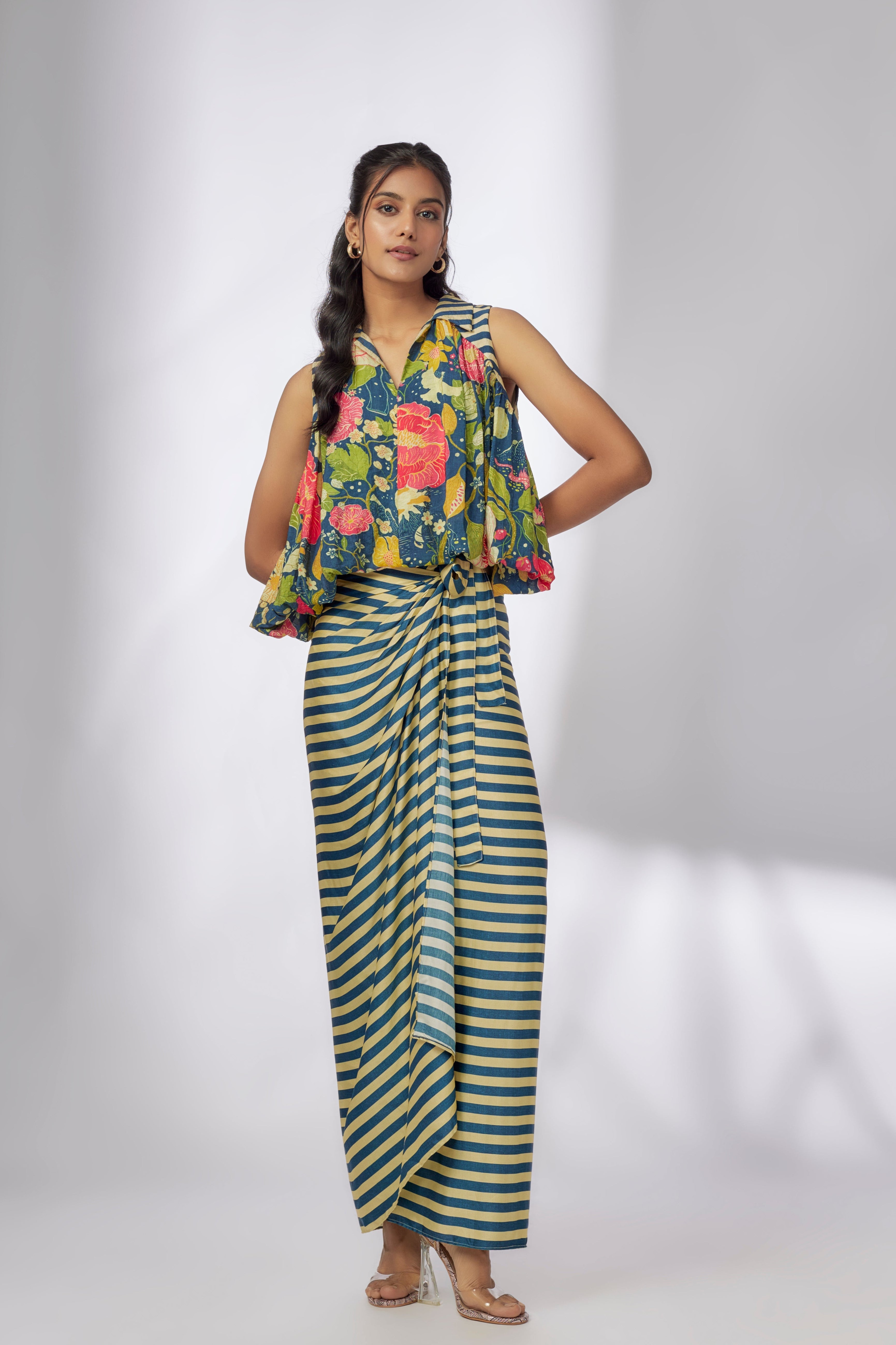 Liana Wrap skirt set