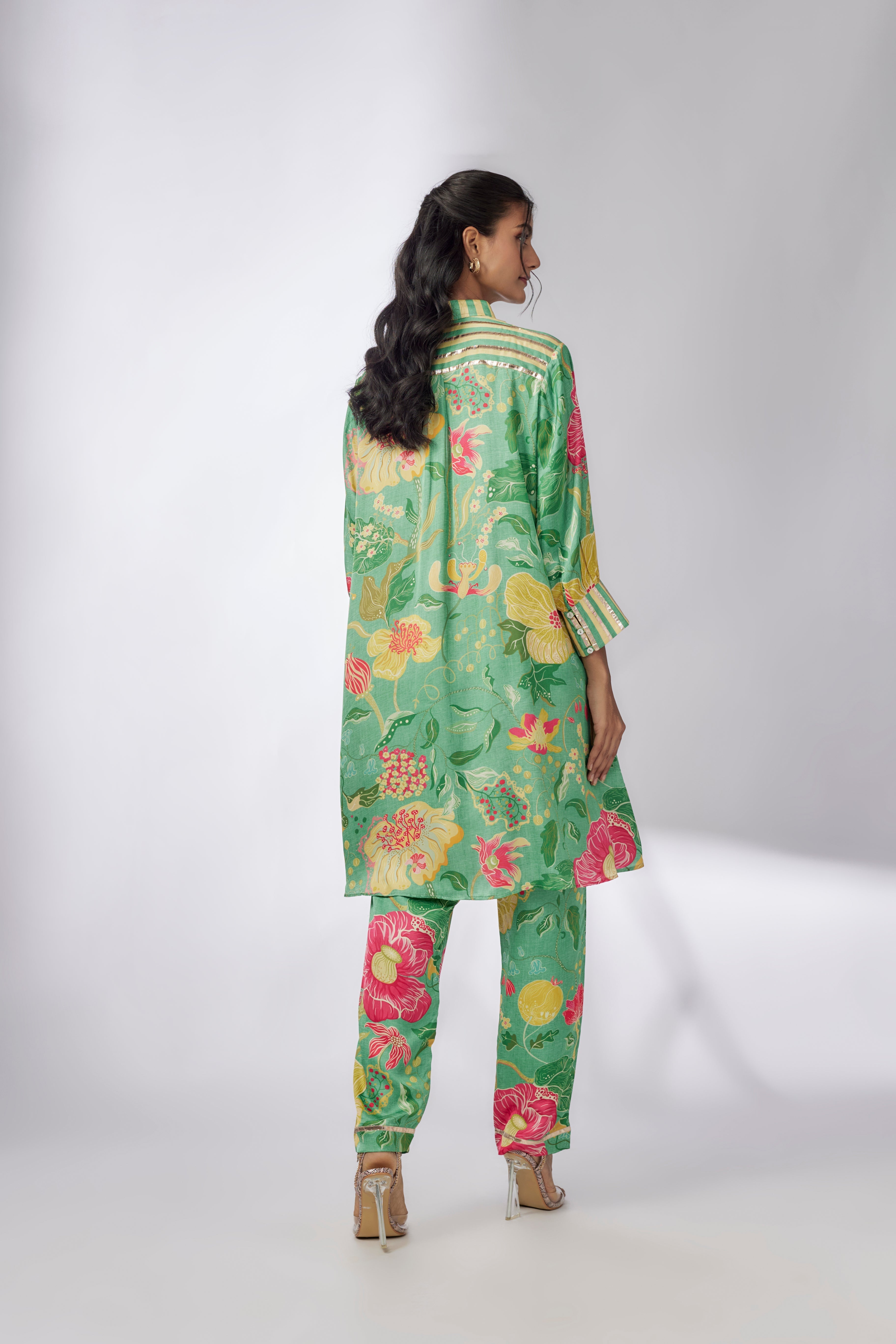 Jasmine Ikat button down Co-Ord Set