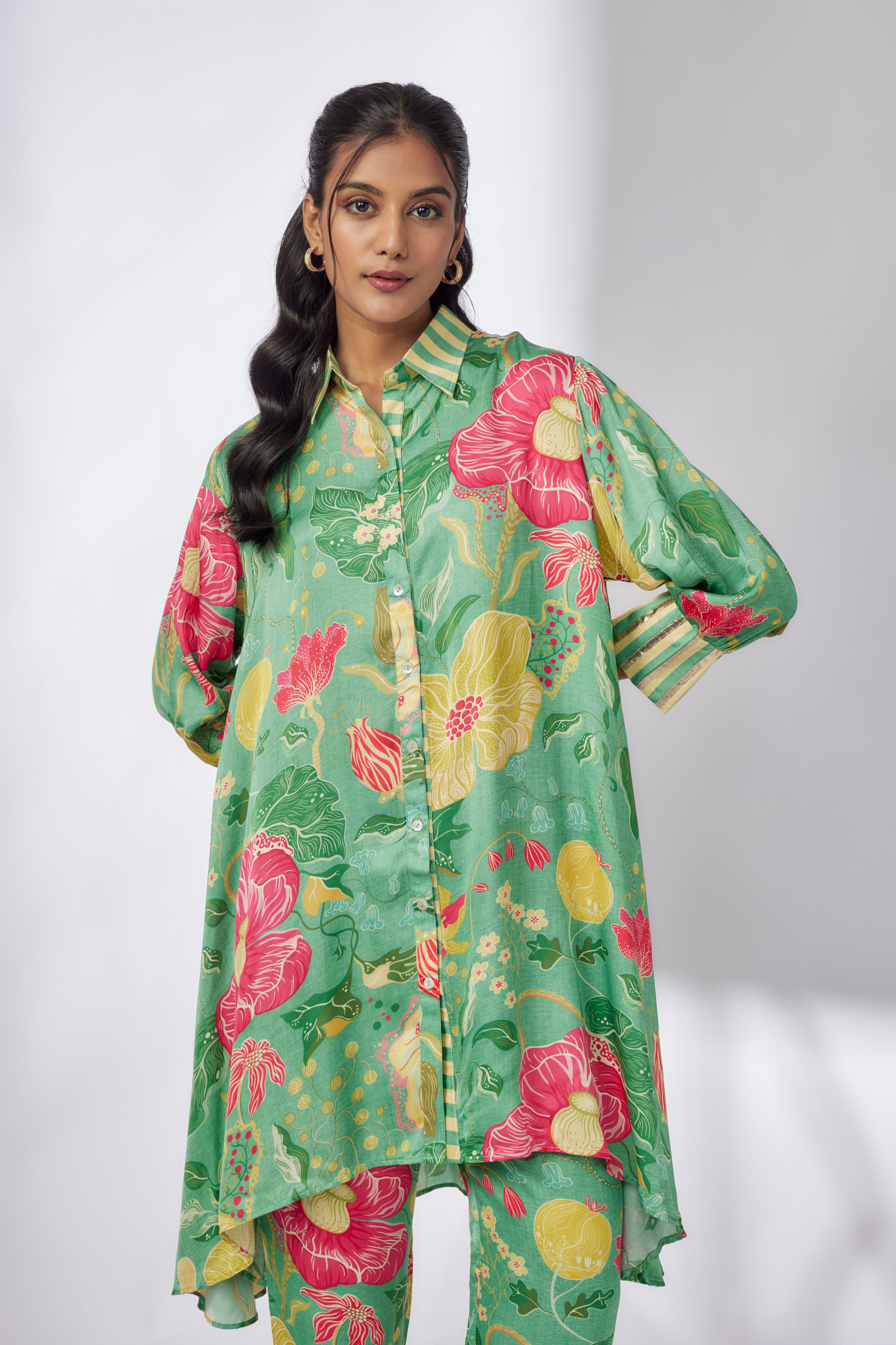 Jasmine Bageecha button down Co-Ord Set